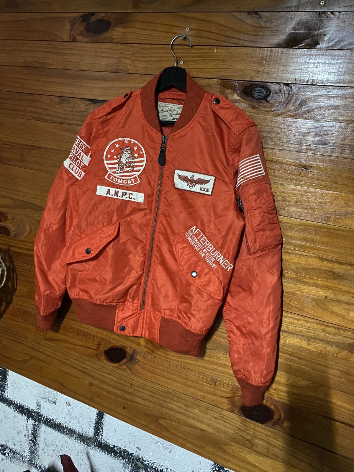 Avirex Avirex Supersonic Flight MA-1 Jacket F14 Tomcat Patch Bomber Size US M / EU 48-50 / 2 - 5 Thumbnail