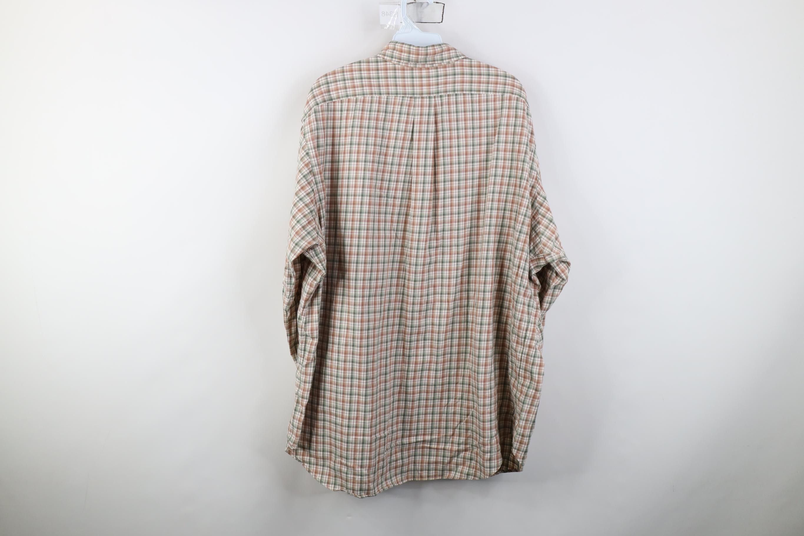 Polo Ralph Lauren Vintage 90s Ralph Lauren Button Down Shirt Earth Tone Plaid Size US XL / EU 56 / 4 - 10 Thumbnail