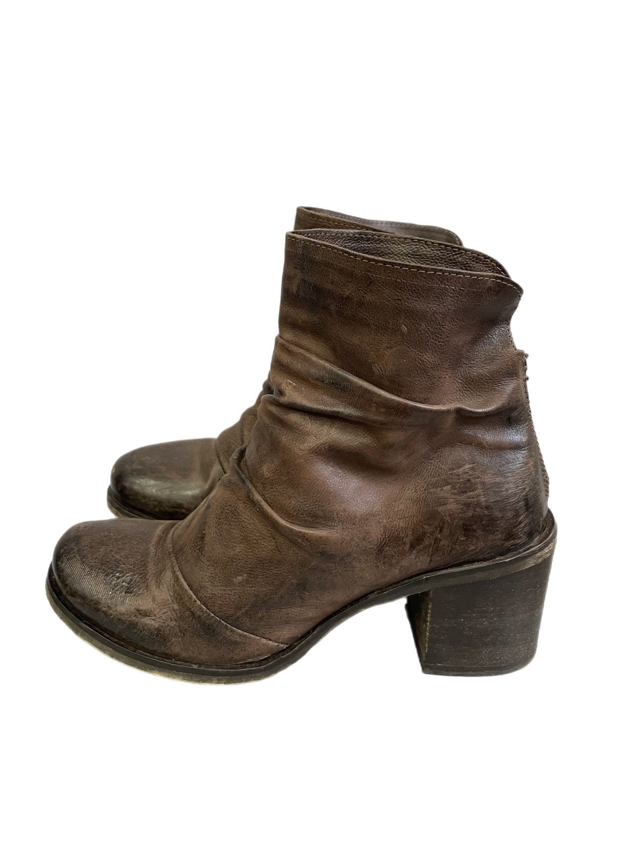 A.S.98 A.S. 98 style heel brown leather punk avant garde y2k Size US 6 / IT 36 - 4 Thumbnail
