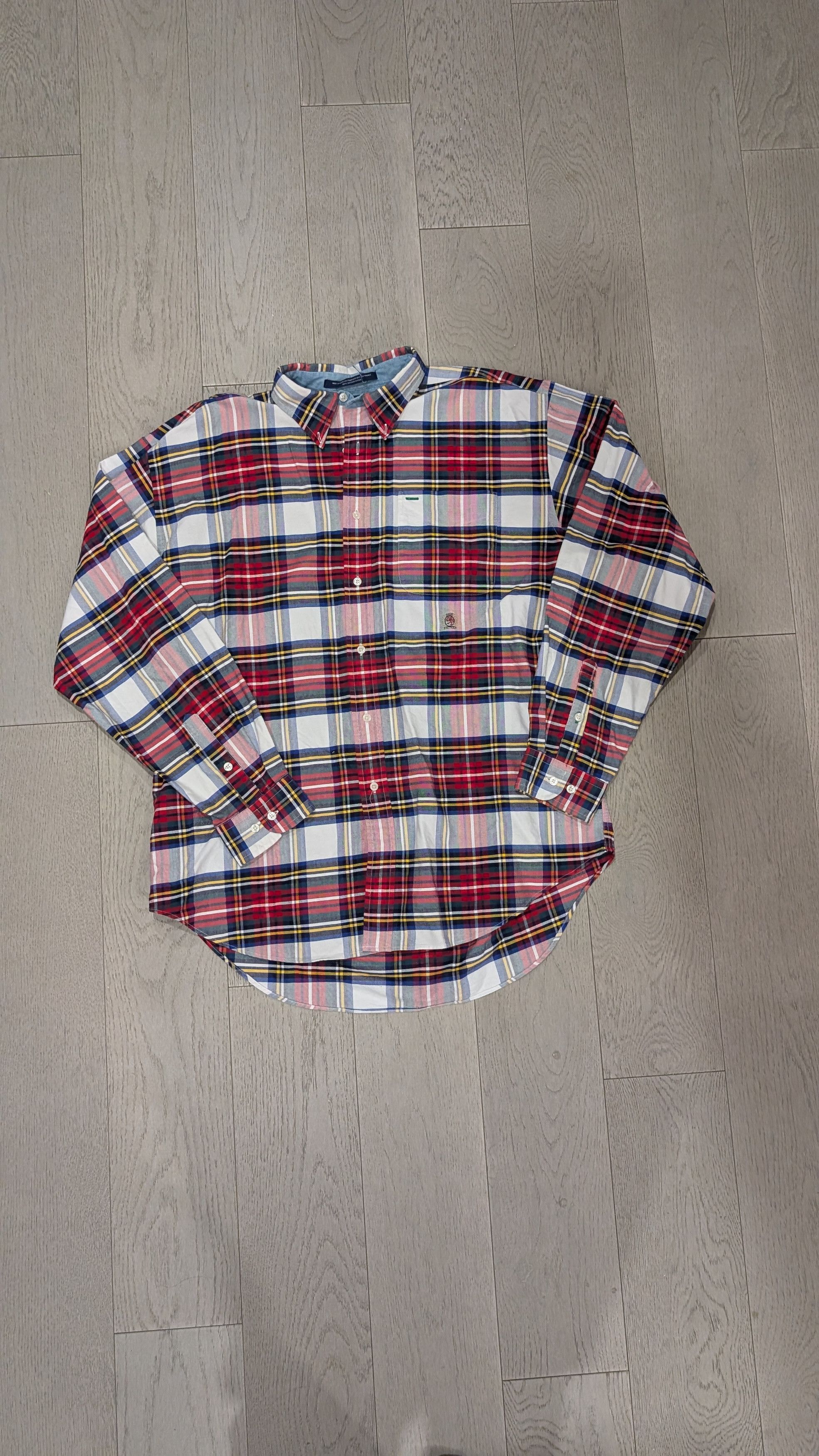 Tommy Hilfiger Vintage Tommy Hilfiger Button Up Shirt NOT GOING ANY LOWER Size US L / EU 52-54 / 3 - 1 Thumbnail