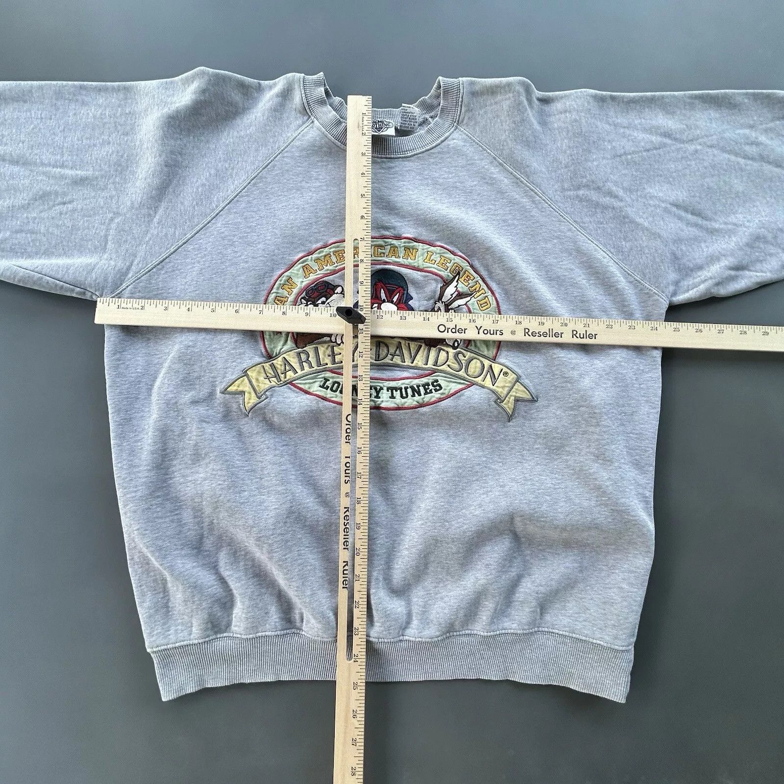 Harley Davidson Vintage Harley Davidson Looney Tunes Sweatshirt Size US XL / EU 56 / 4 - 4 Thumbnail