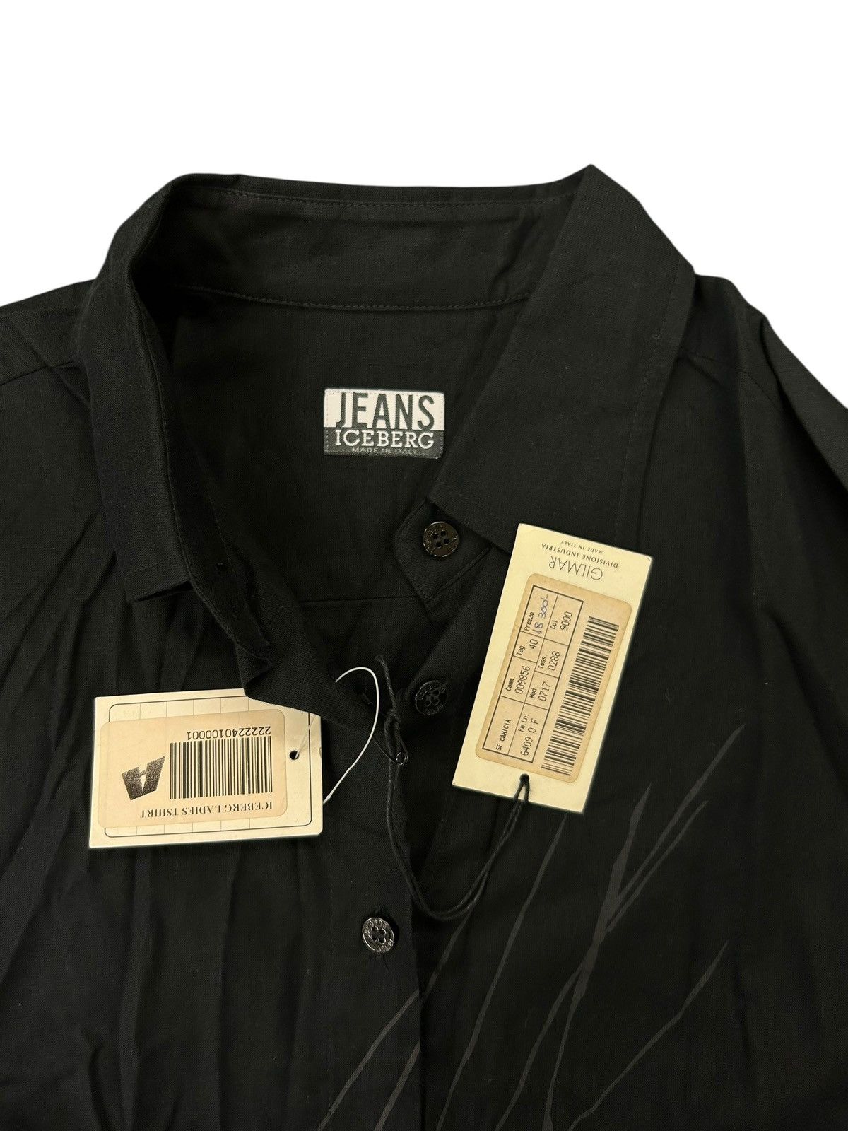 Iceberg NWT Iceberg Jeans Tonal Graphic Shirt - Size IT 40 Size S / US 4 / IT 40 - 3 Thumbnail