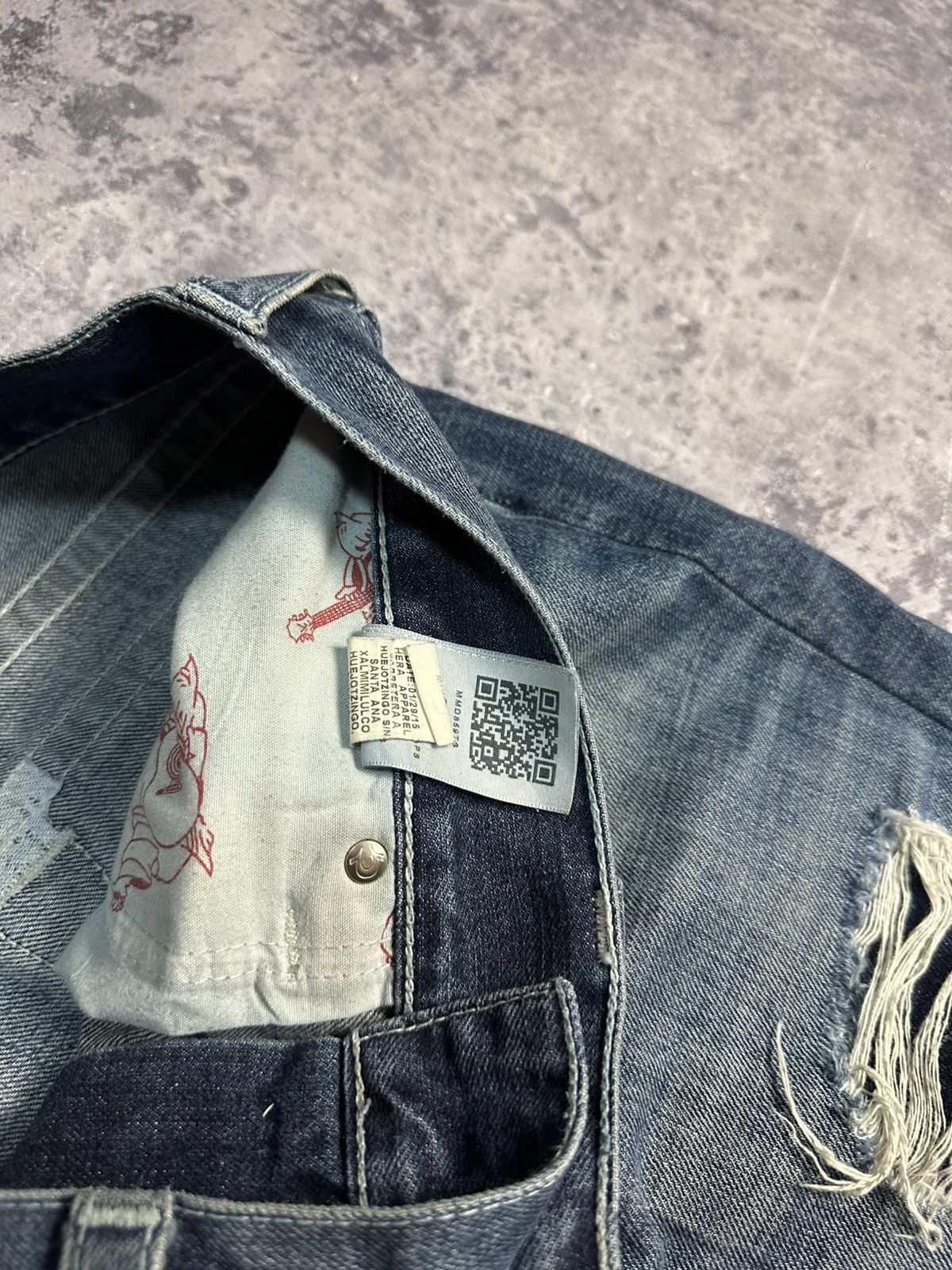 True Religion Flare Jeans True Religion Joey Distress Faded Bootcut Y2k Size US 34 / EU 50 - 10 Thumbnail