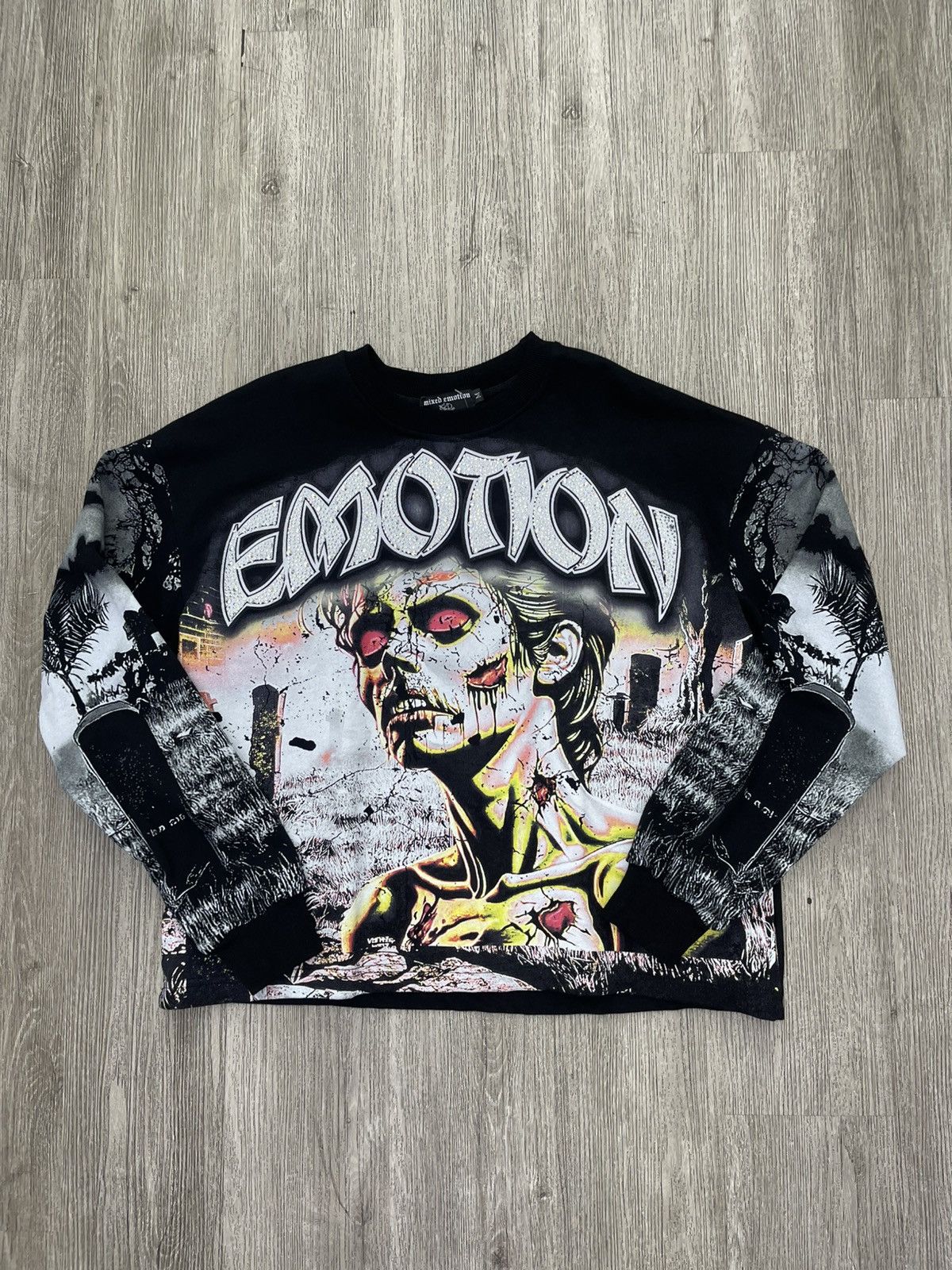 Other Mixed Emotions Tombstone Longsleeve Size US M / EU 48-50 / 2 - 1 Thumbnail