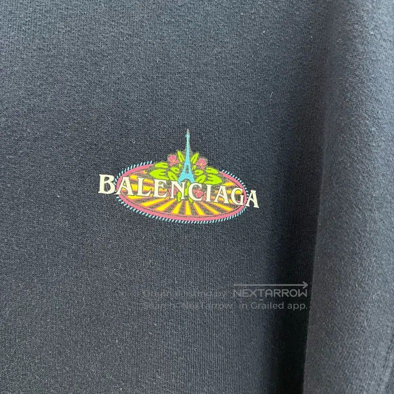 Balenciaga Balenciaga Eiffel Tower Small Logo Hoodie Size US M / EU 48-50 / 2 - 4 Thumbnail