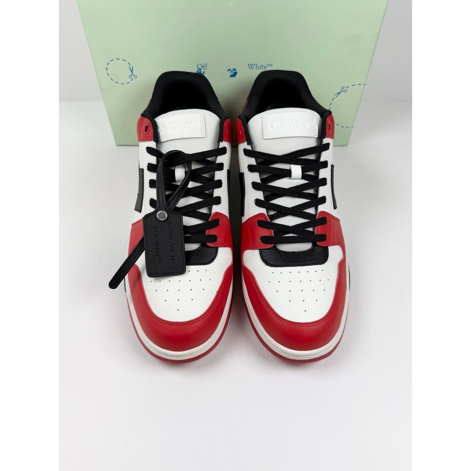 Off-White Size 49EU/16US - Off-White Out Of Office Red White Black Size US 15 / EU 48 - 3 Thumbnail