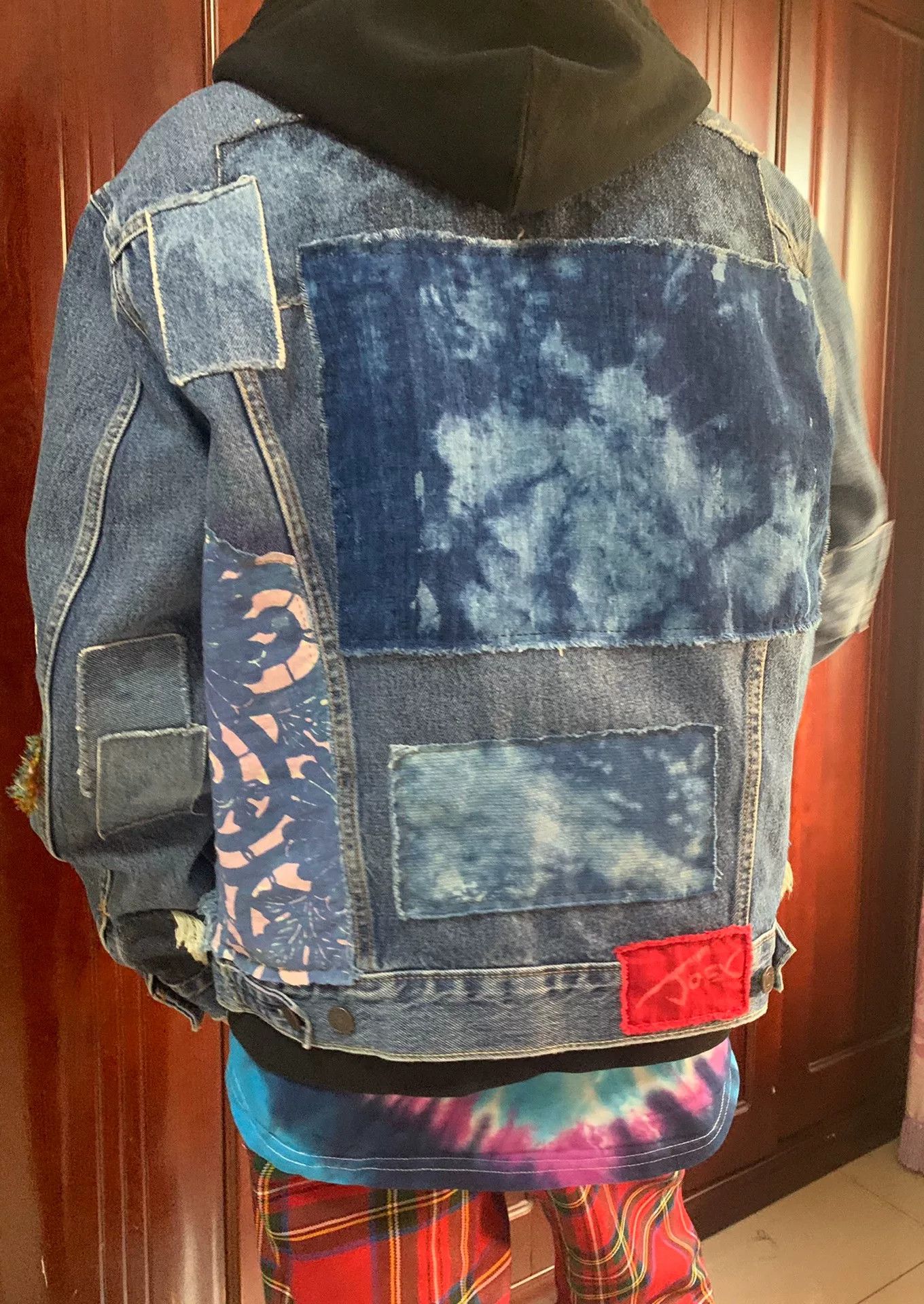 Levi's Vintage Clothing CGJoey Remake Boro Patch Denim Jacket Size US M / EU 48-50 / 2 - 1 Thumbnail