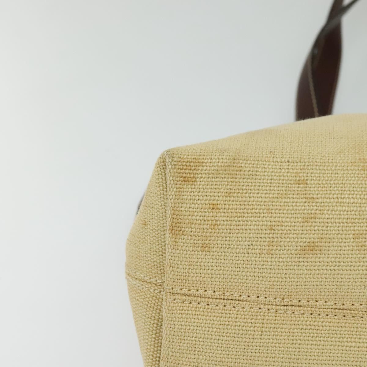 Chanel CHANEL Tote Bag Canvas Leather Beige CC Size ONE SIZE - 9 Thumbnail