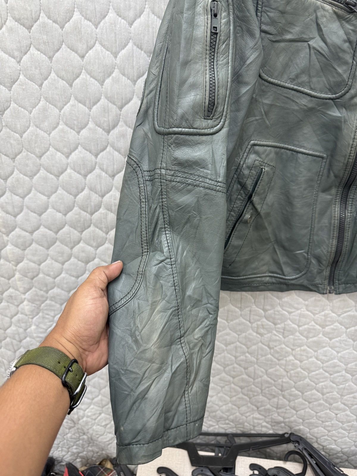 Diesel Black Gold 🔥🔥🔥ARCHIVE DIESEL BIKER JACKET Size US M / EU 48-50 / 2 - 20 Thumbnail