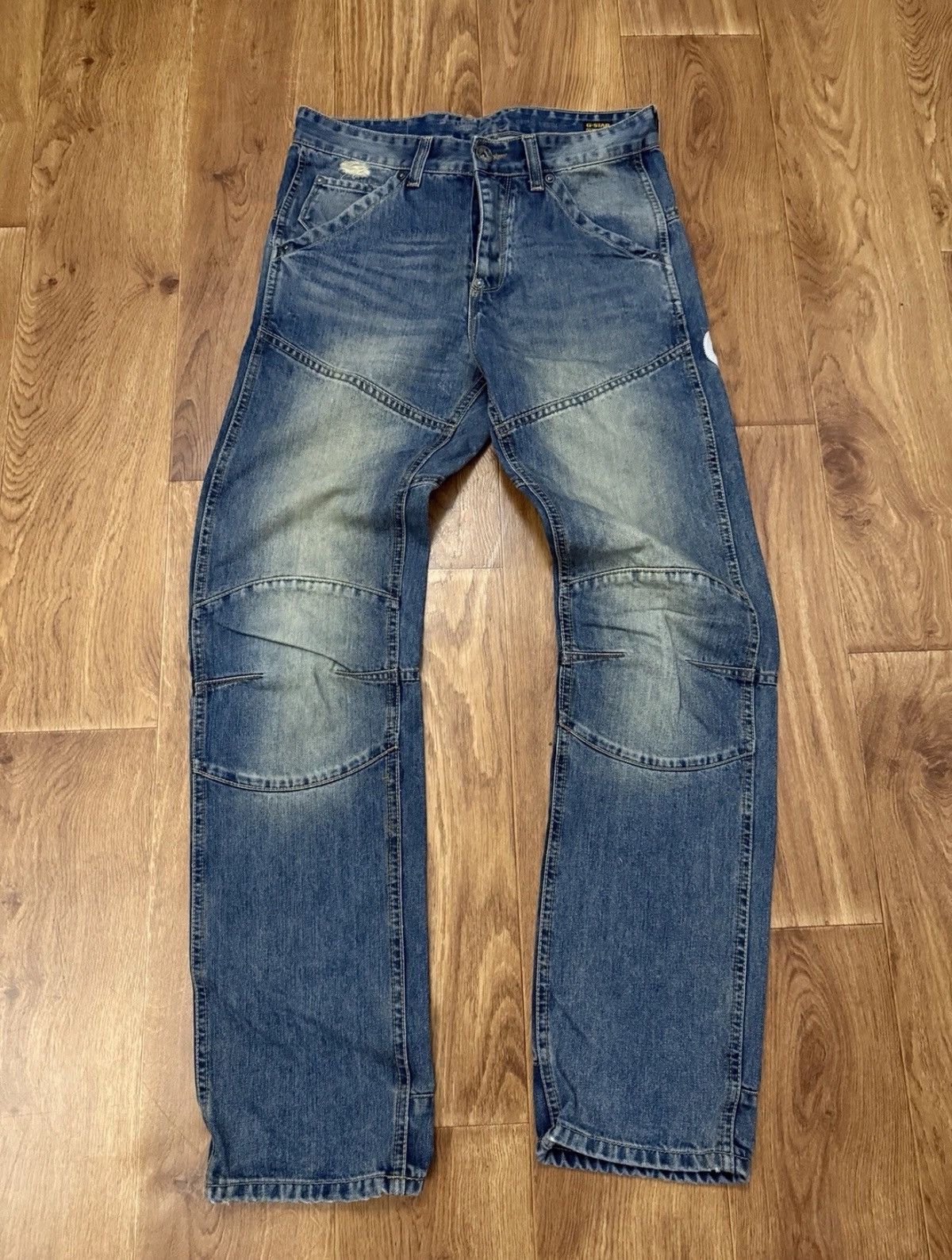 G-Star Vintage G-star Raw 3301 Jeans Big Logo Denim Pants Y2K Rap Size US 32 / EU 48 - 5 Thumbnail