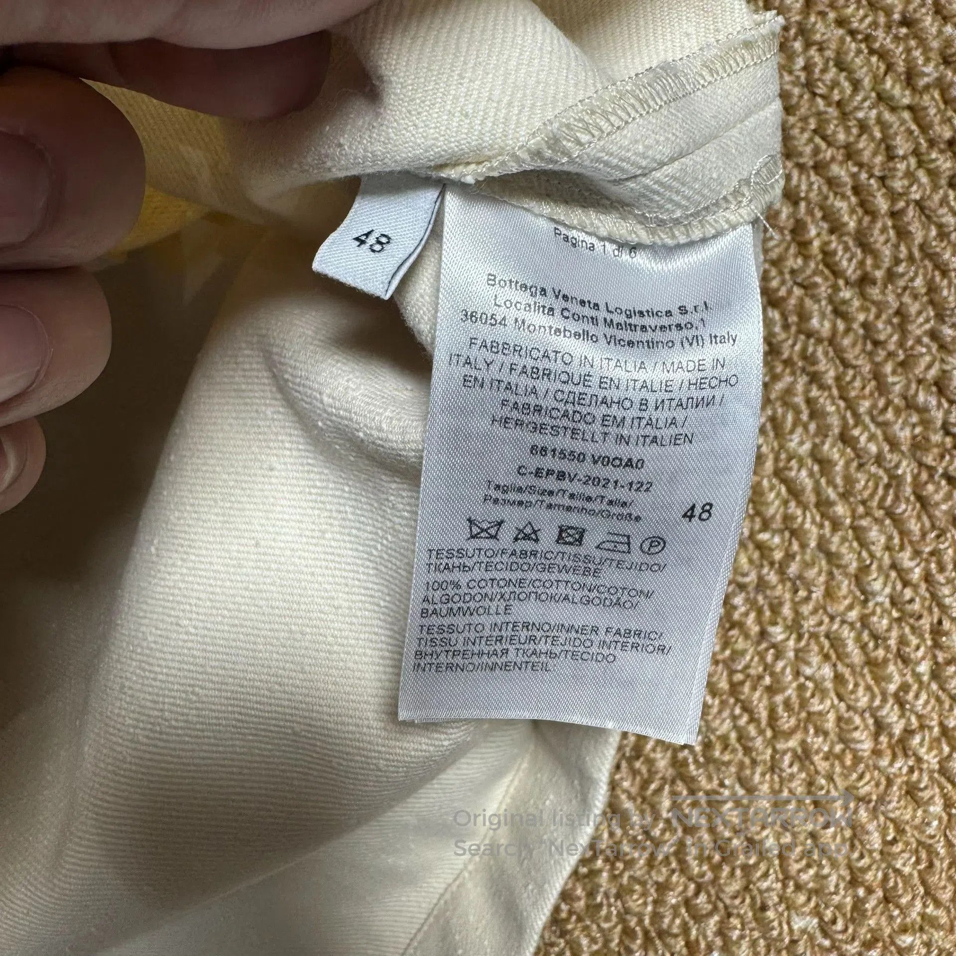 Bottega Veneta Bottega Veneta Men's Workwear Lumber Shirt. Size US M / EU 48-50 / 2 - 4 Thumbnail
