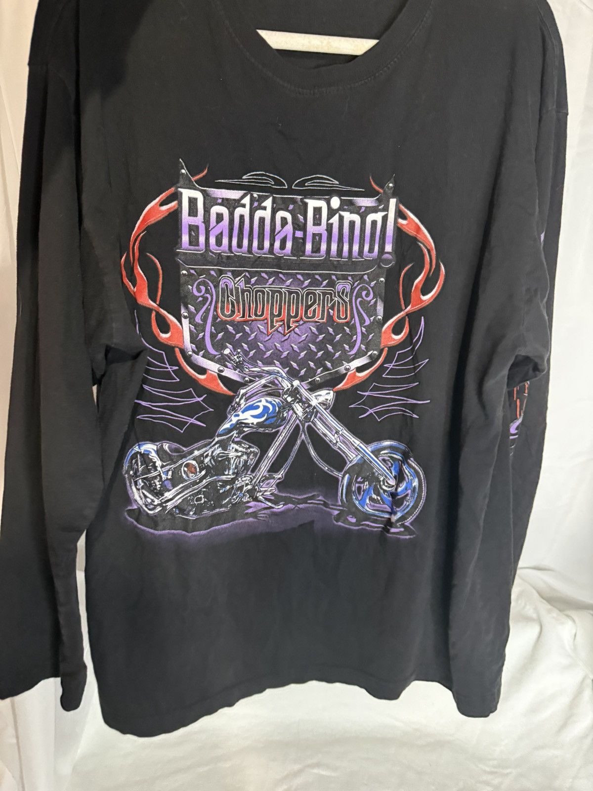 Harley Davidson *RARE* 2000 Badda Bind Choppers L/S Crewneck Harley Davidson Size US L / EU 52-54 / 3 - 8 Thumbnail