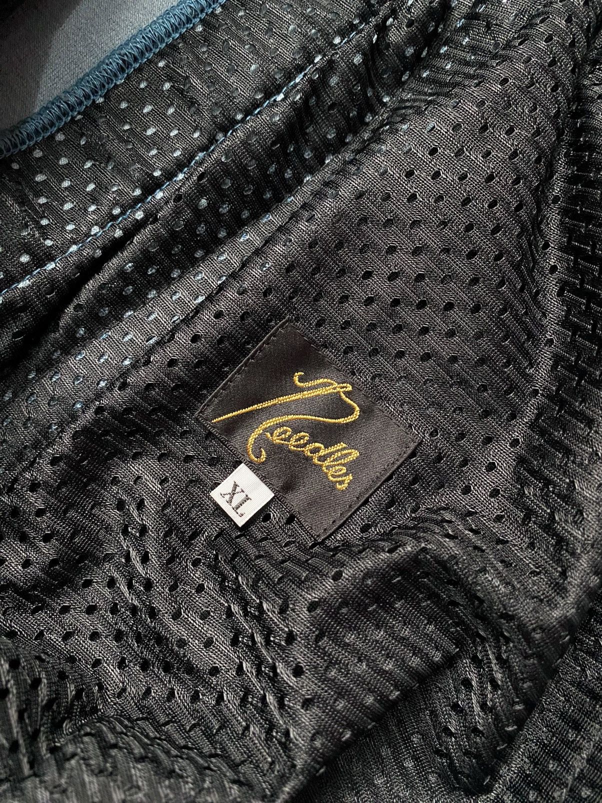 Needles NEEDLES NARROW LOGO, EMBROIDERED, BLEND VELOUR TRACK PANTS Size US 35 - 15 Thumbnail