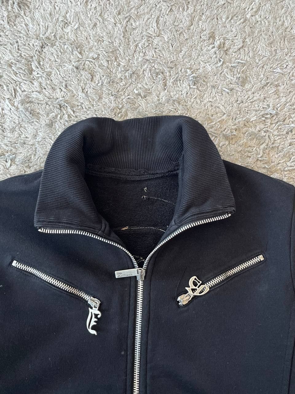 John Galliano JOHN GALLIANO Avant Garde Zip Skull Logo Black Color Size S Size US S / EU 44-46 / 1 - 11 Thumbnail
