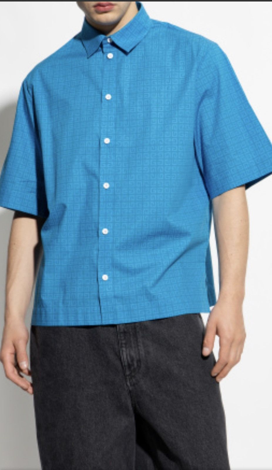 Givenchy 4G monogram print short sleeve shirt Size US M / EU 48-50 / 2 - 2 Thumbnail