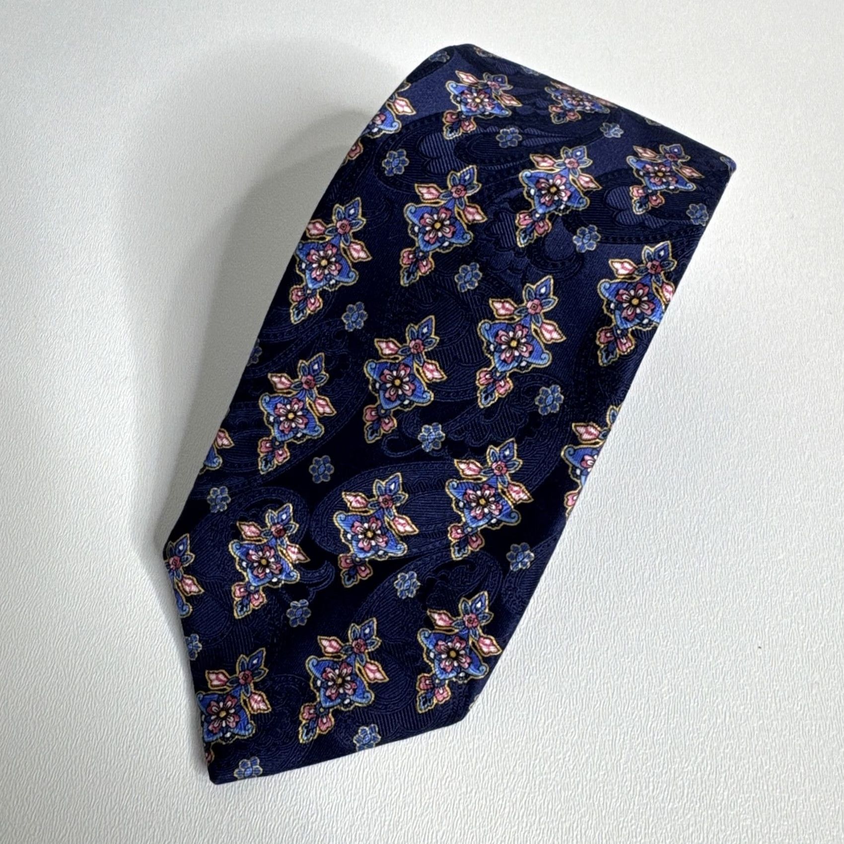 Robert Talbott Robert Talbott Tie Silk Multicolor Hand Sewn Designer Mens USA Best Of Class Dress Size ONE SIZE - 2 Thumbnail