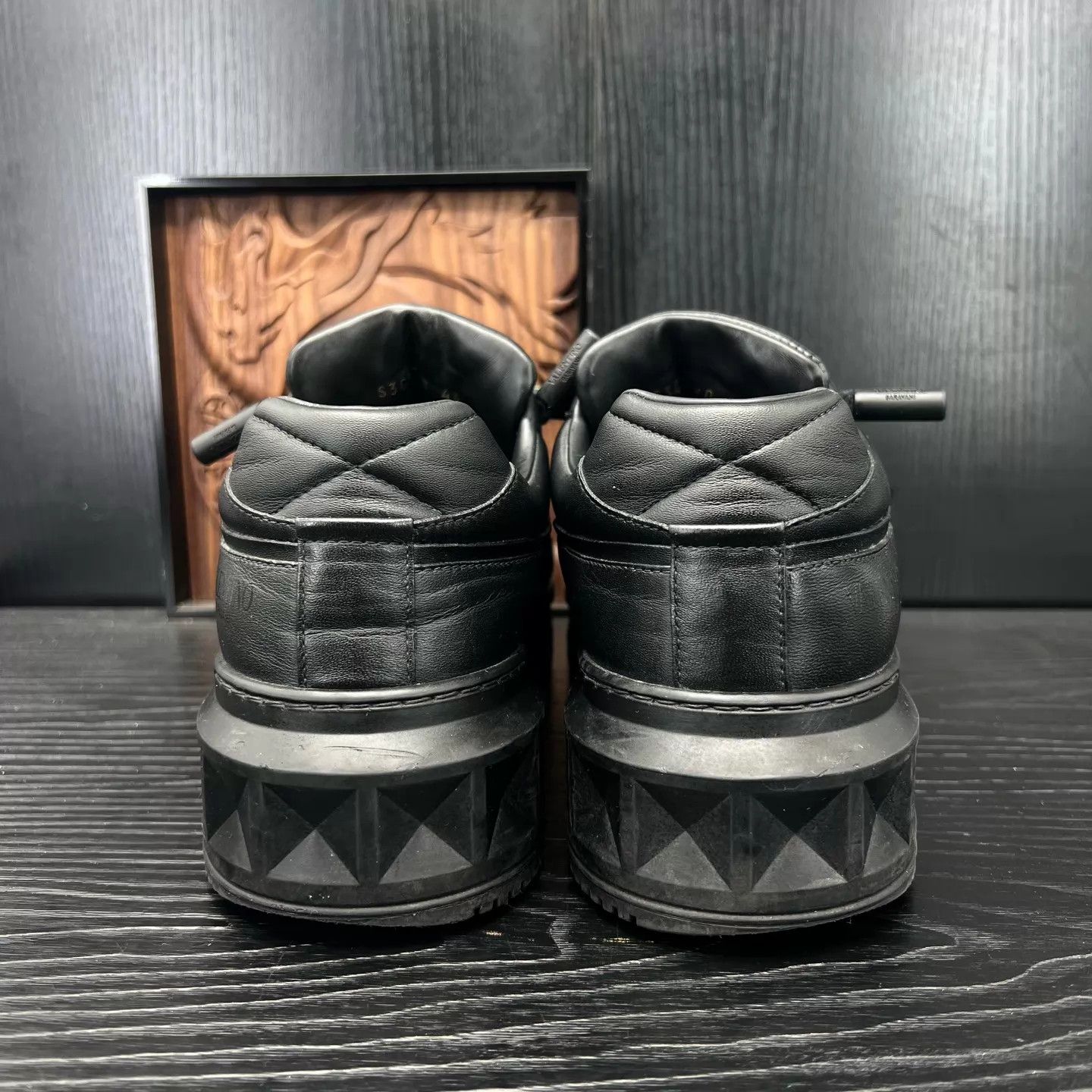 Valentino Valentino One Stud Black 43 with Box Size US 10 / EU 43 - 5 Thumbnail