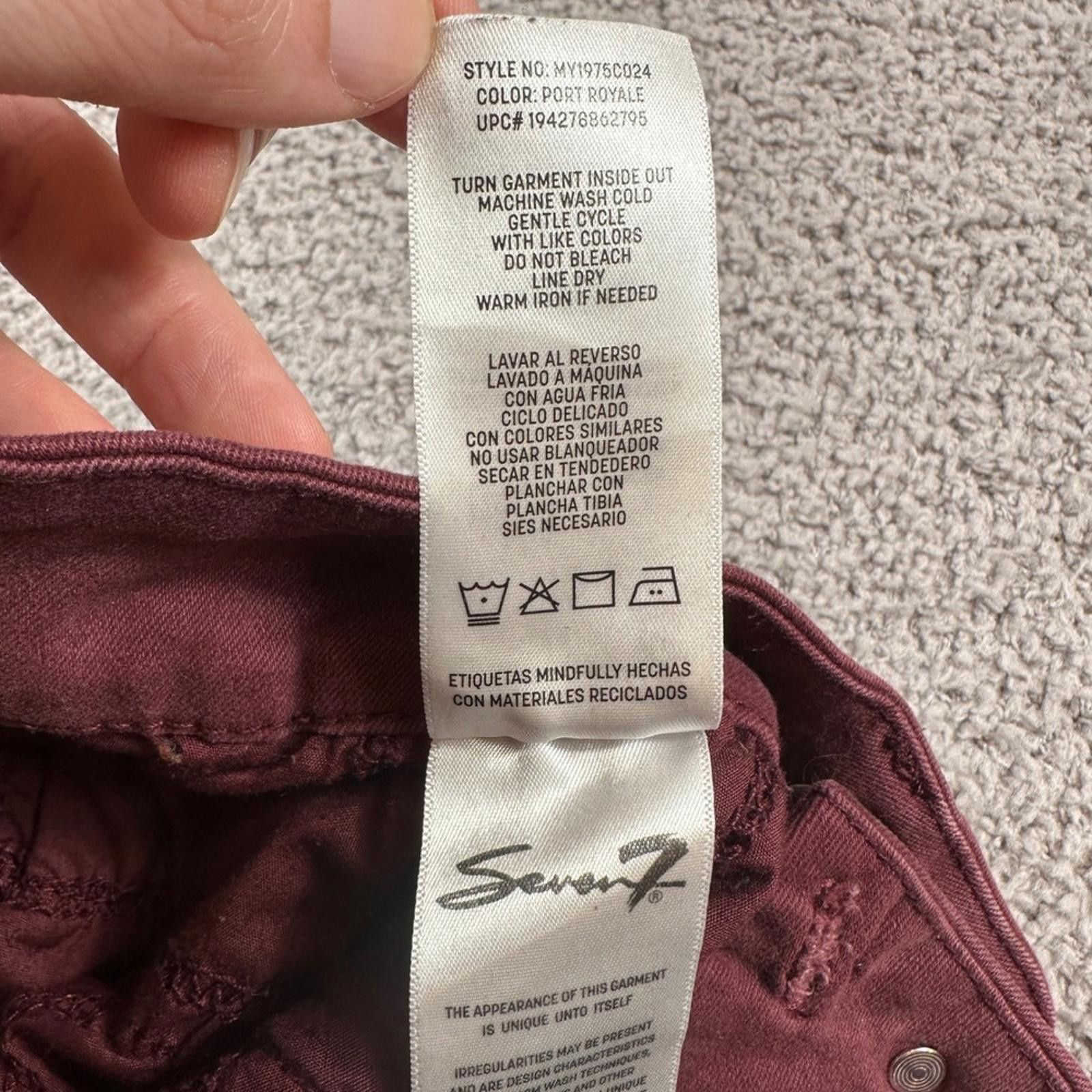7 For All Mankind Seven 7 For All Mankind Women Skinny Jeans Womens 10 Denim Size 32" / US 10 / IT 46 - 8 Thumbnail