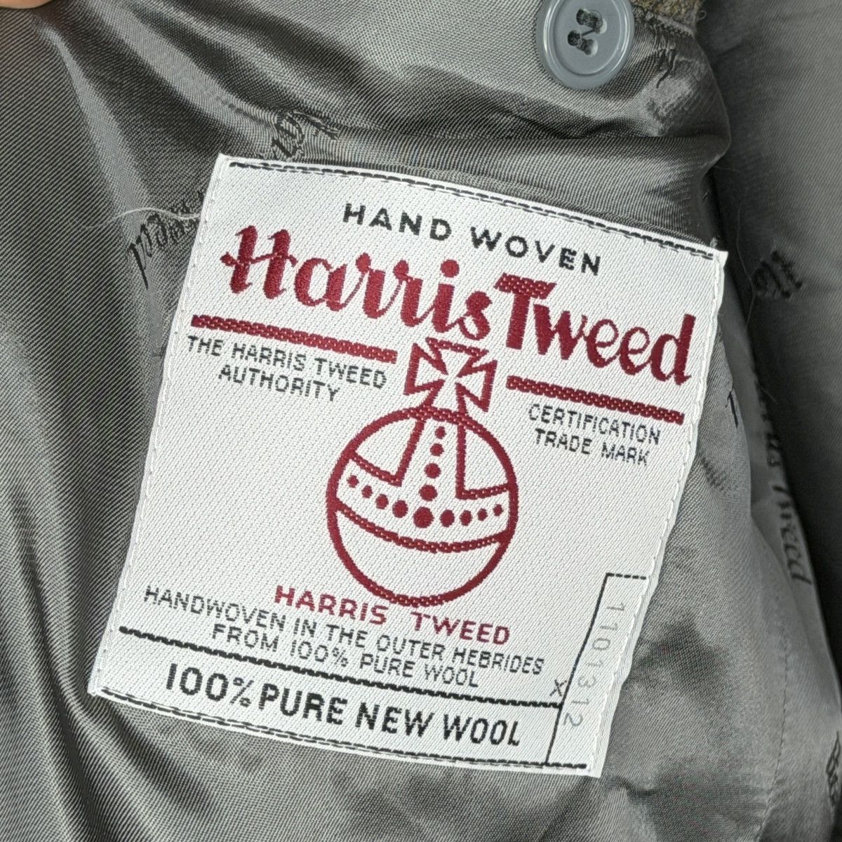 Harris Tweed Vintage Harris Tweed Blazer Tweed Jacket Wool Gray Oldmoney Size US L / EU 52-54 / 3 - 9 Thumbnail