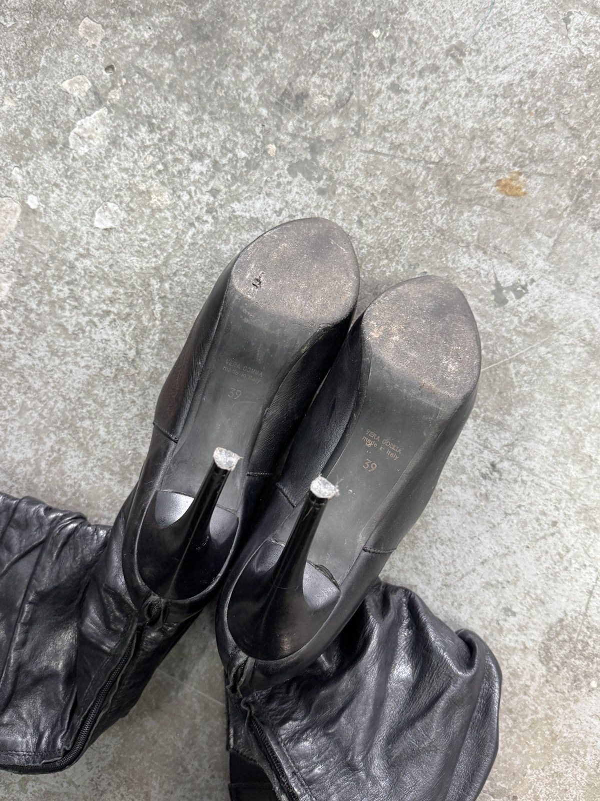 Vintage y2k Archive Real Leather Heels Vintage Size US 9 / IT 39 - 8 Thumbnail
