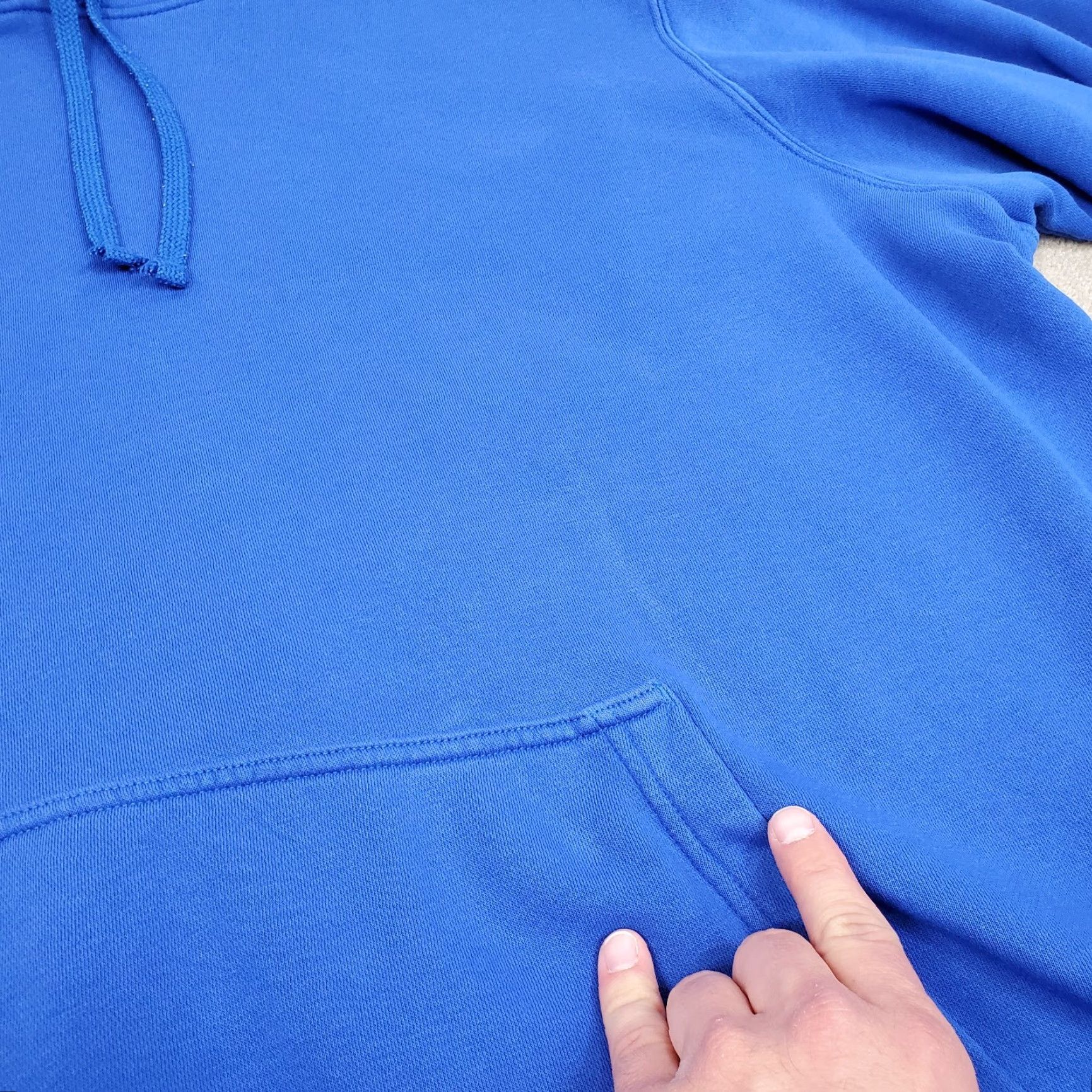 Nike Nike Hoodie Mens 2XL Blue Pullover Sweatshirt Essential Swoosh Logo Size US XXL / EU 58 / 5 - 4 Thumbnail