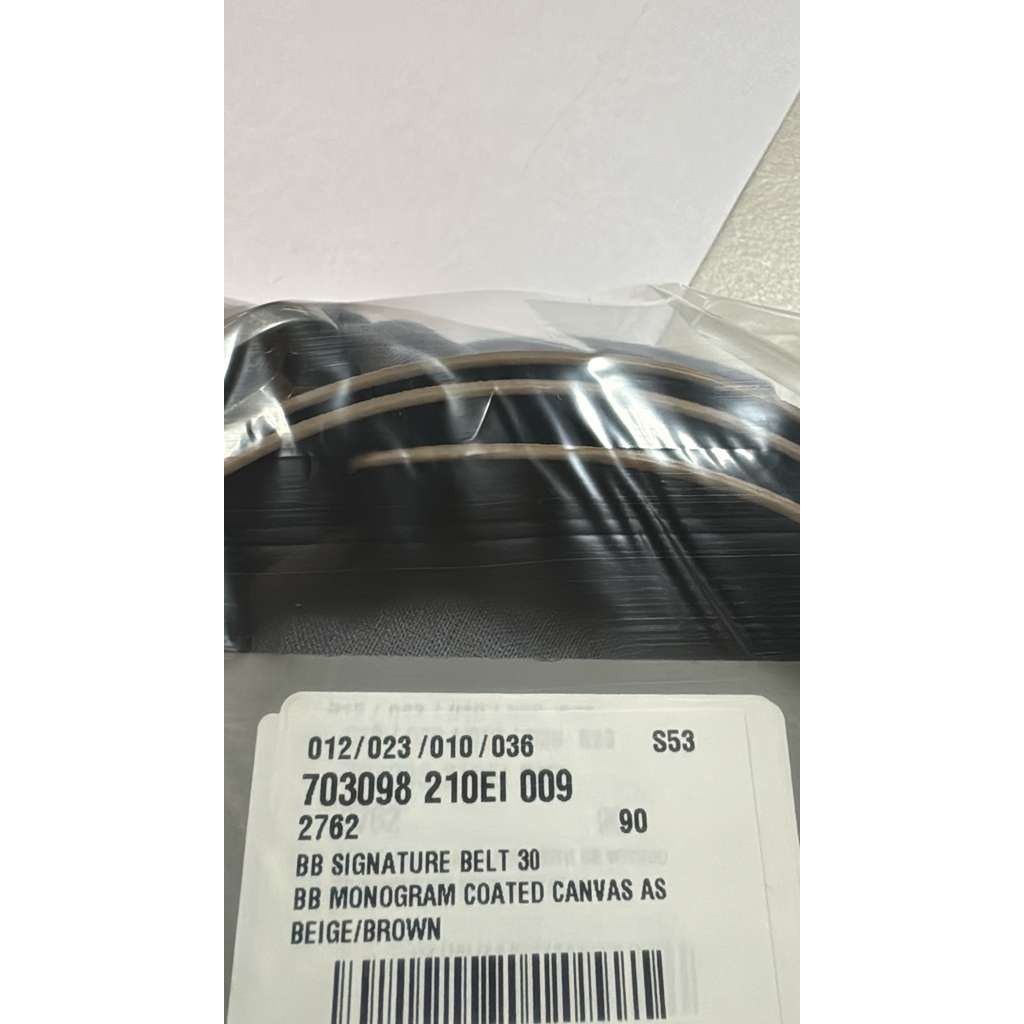 Balenciaga o1rshd1 Q:2 / Size:90cm / BB Signature Belt 30 BB Monogram Size 36 - 20 Thumbnail