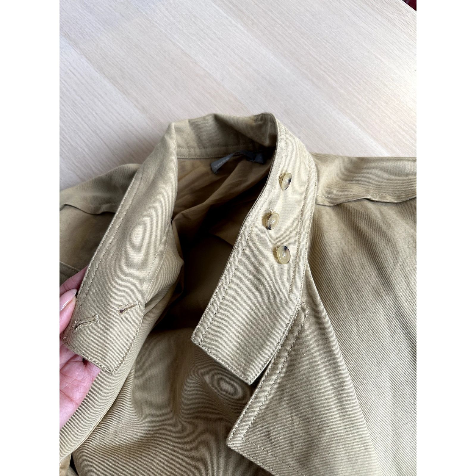 Vince Rare Vince Overcoat with Drawstring Belt - Size S Size S / US 4 / IT 40 - 4 Thumbnail