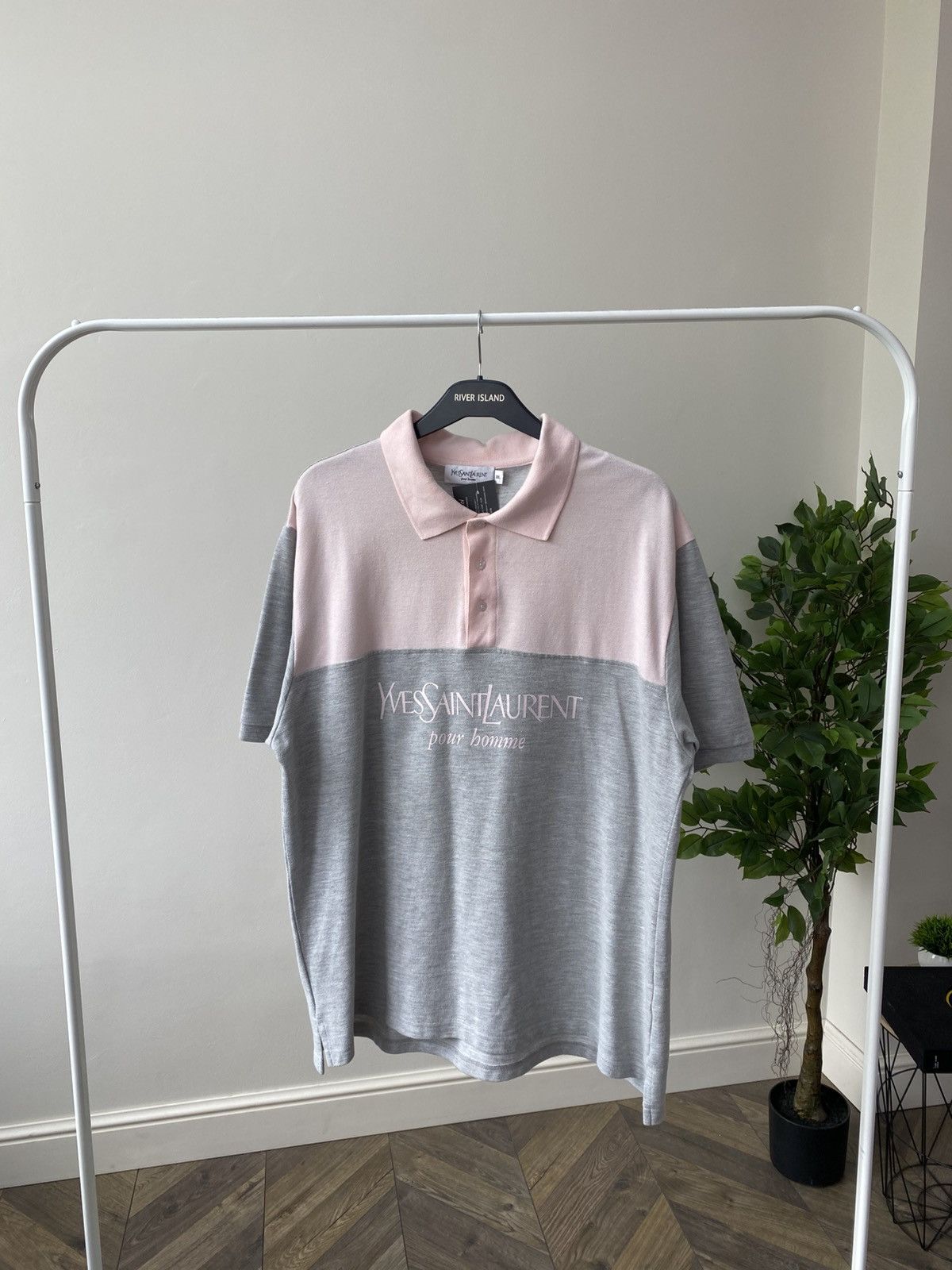 Designer × Vintage × Yves Saint Laurent Vintage YSL Yves Saint Laurent Luxury Polo T-shirt Size US XL / EU 56 / 4 - 2 Thumbnail