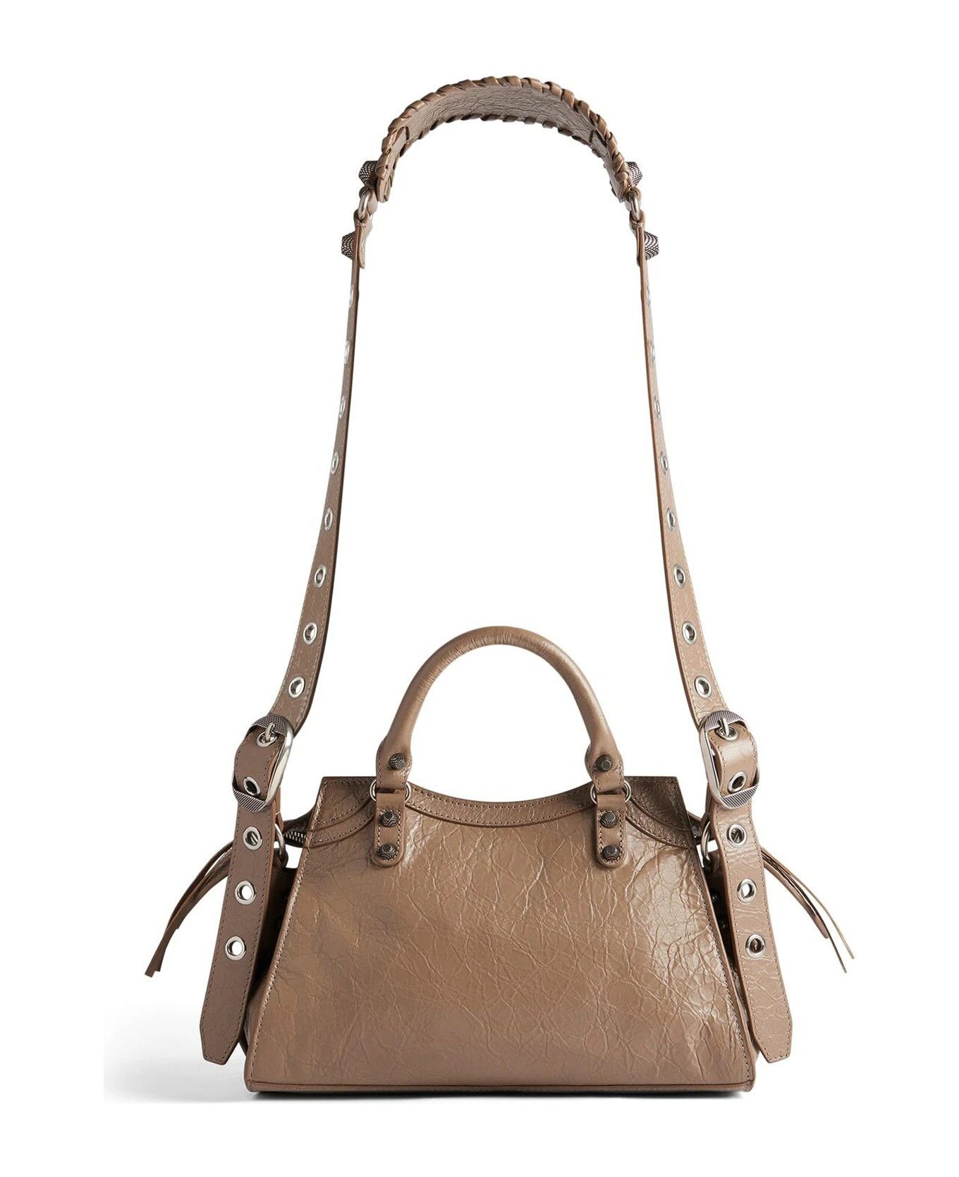 Balenciaga o1bcso1str1124 Size: OS / Neo Cagole XS Handbag in Brown Size ONE SIZE - 4 Thumbnail