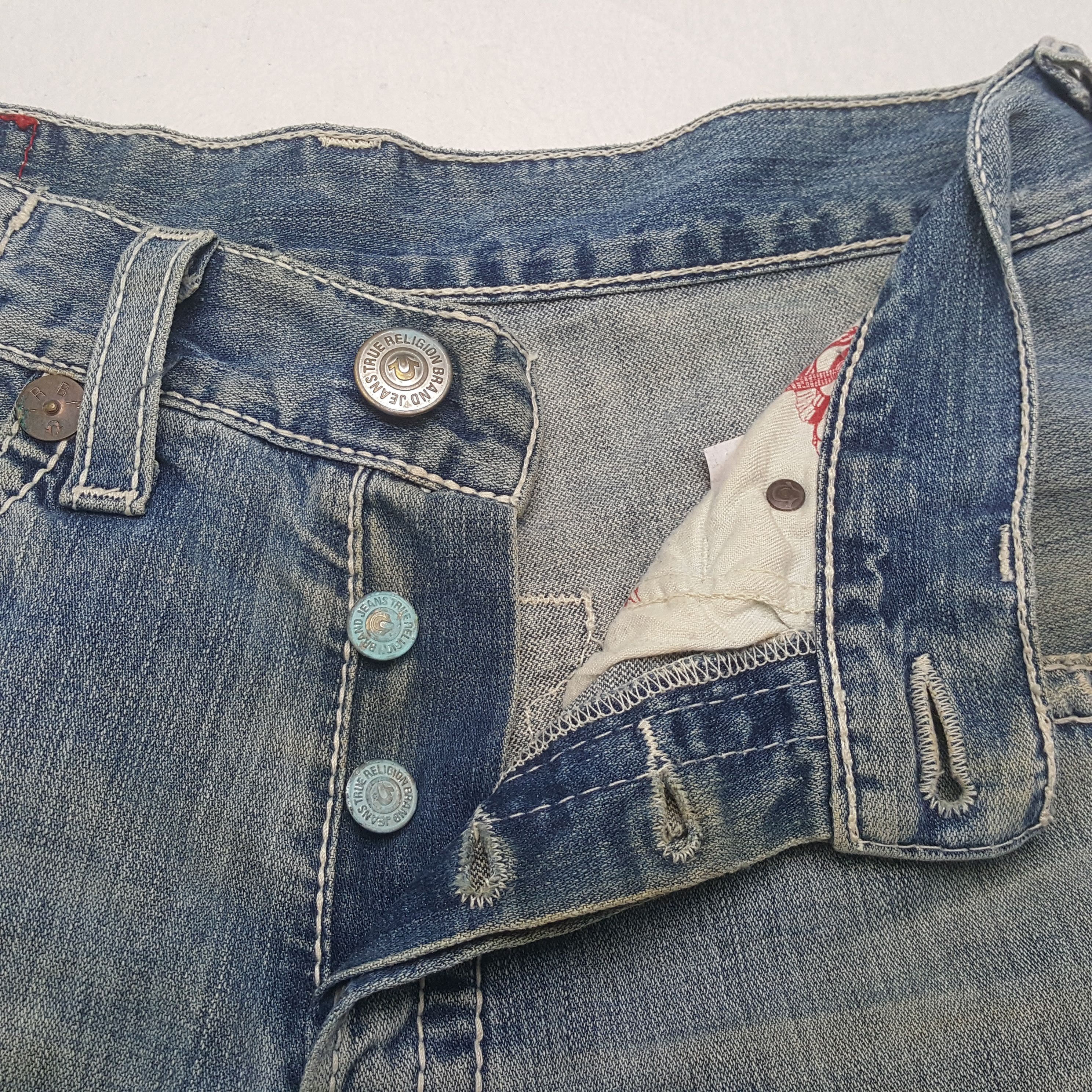 True Religion × Vintage Vintage True Religion American Brand Distressed Jeans Size US 33 - 3 Thumbnail