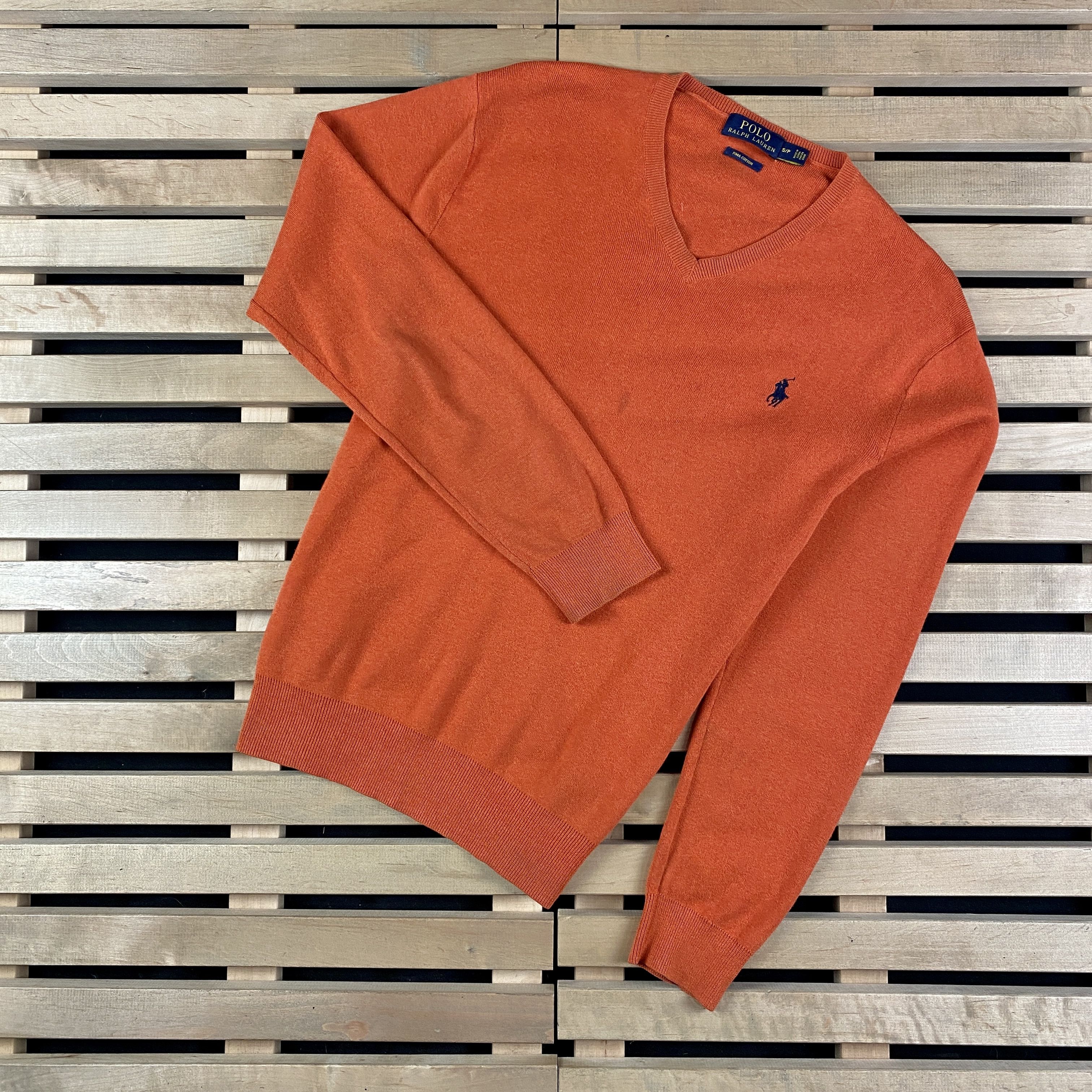 Polo Ralph Lauren × Ralph Lauren Mens Jumper Sweater V Neck Polo Ralph Lauren Size S Size US S / EU 44-46 / 1 - 1 Thumbnail
