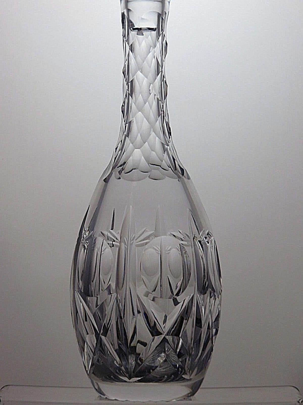 Other Brierley Hill Crystal Cross & Hollow Cut Wine Decanter Size ONE SIZE - 4 Thumbnail
