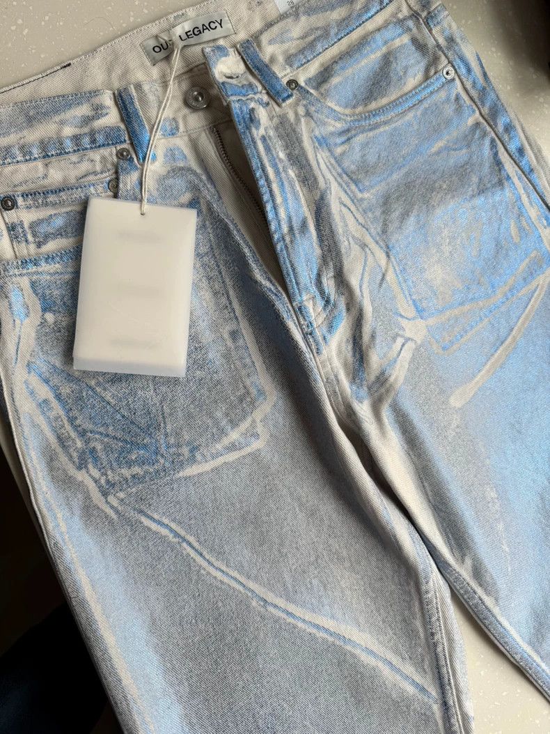 Our Legacy Our Legacy Brush Heavy weight bright straight long jeans Size US 28 / EU 44 - 2 Thumbnail