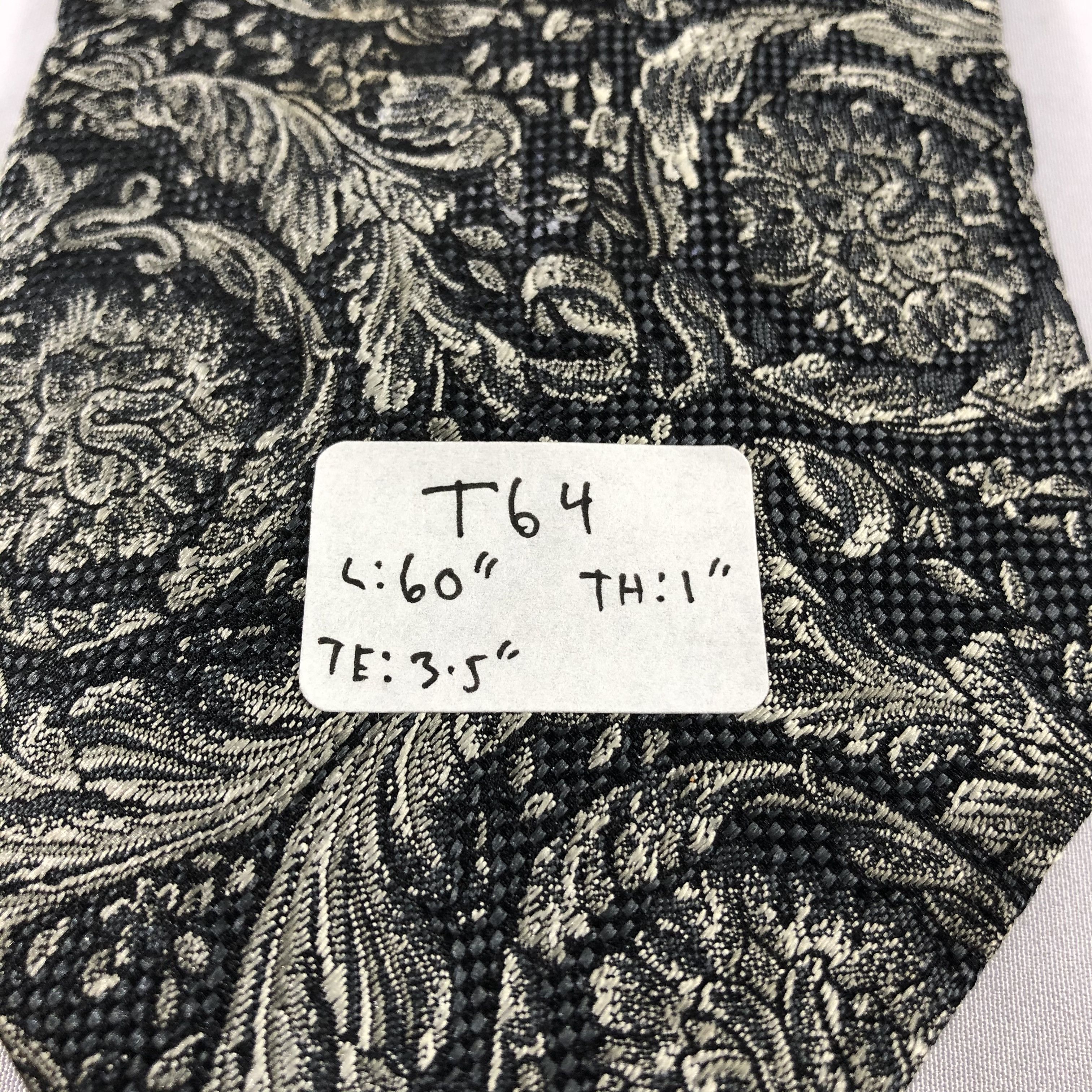 Versace × Vintage Gianni Versace Baroque Silk Neck Ties T64 Size ONE SIZE - 8 Thumbnail