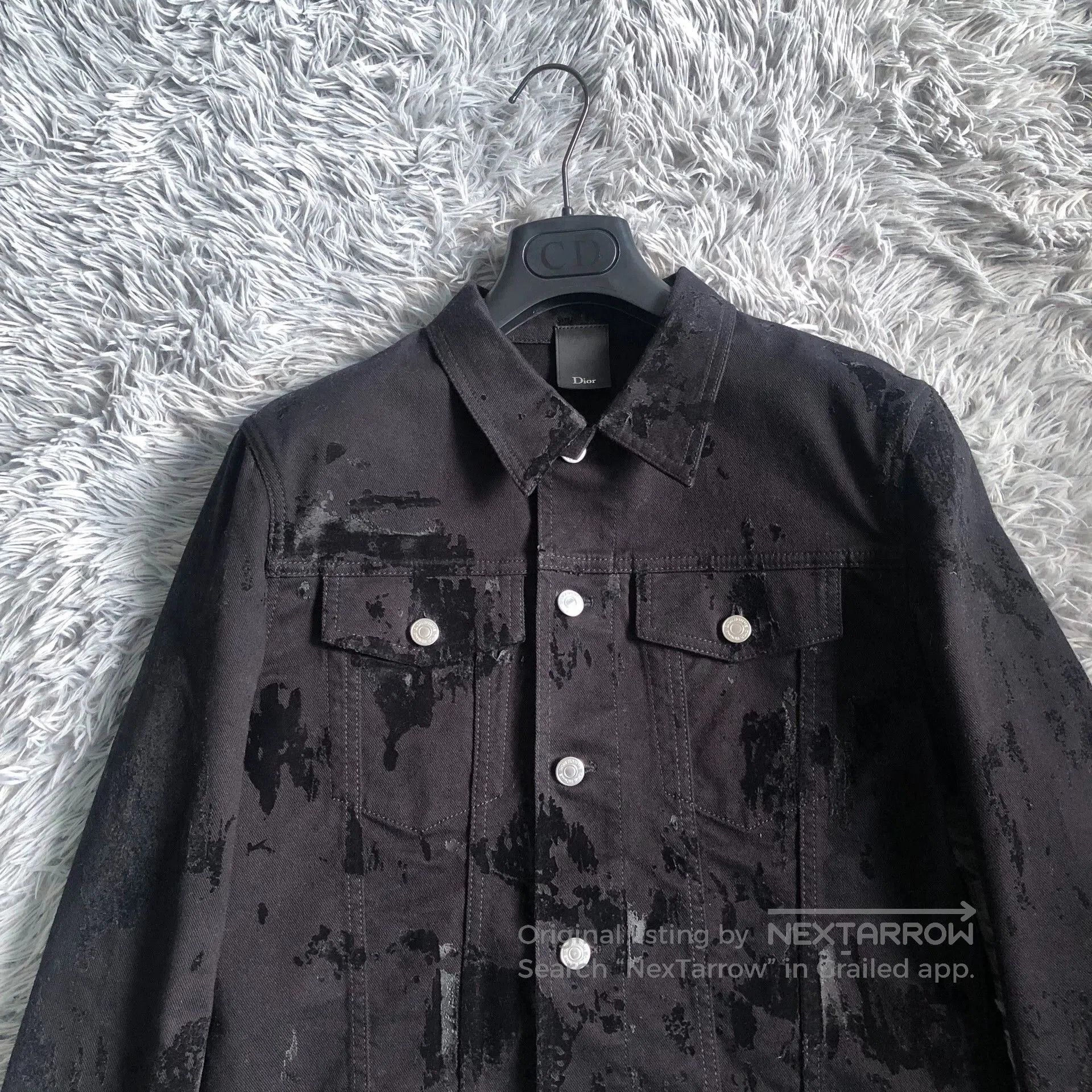 Dior dior paint splatter denim jacket. Size US M / EU 48-50 / 2 - 3 Thumbnail