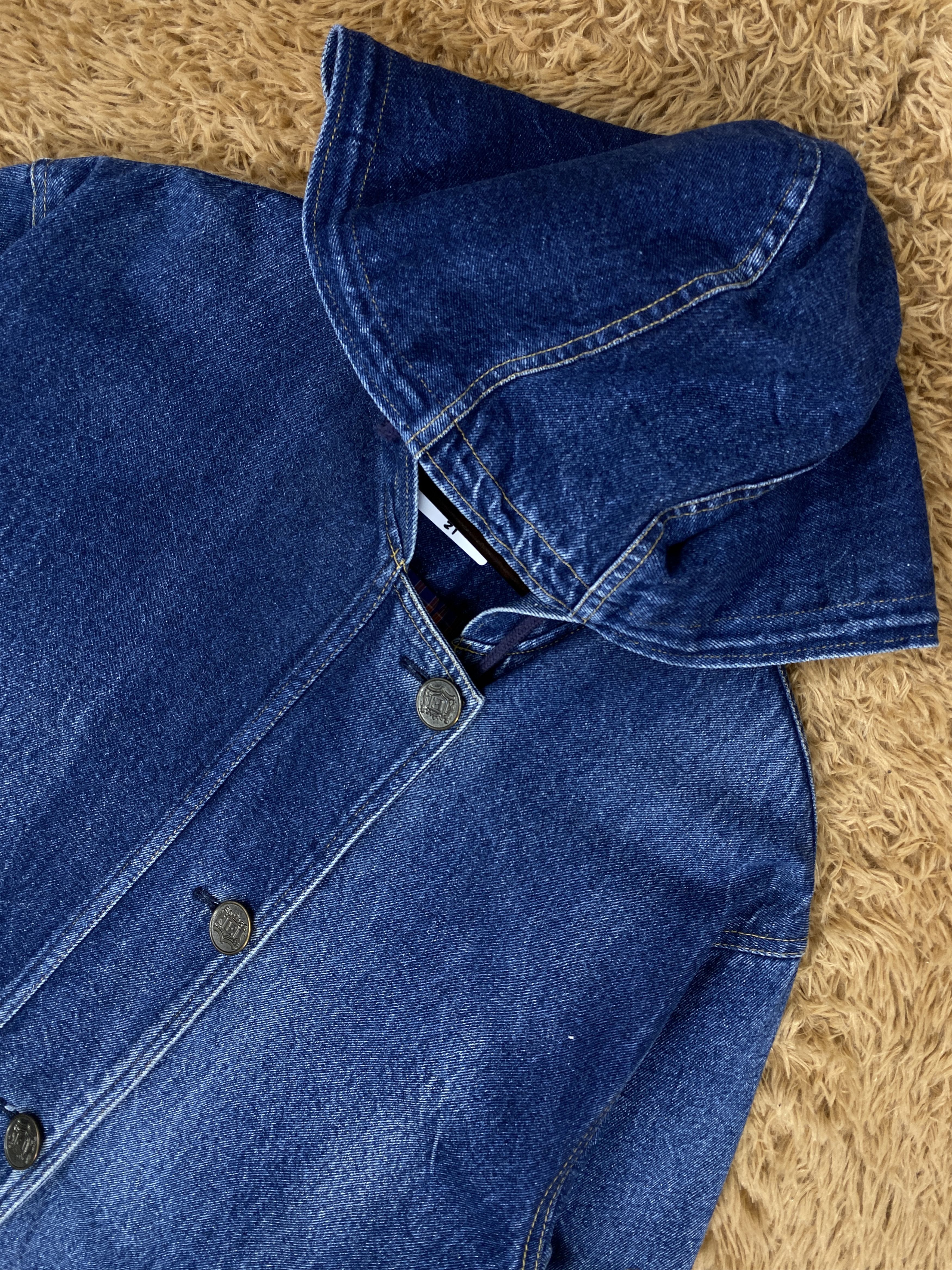 Japanese Brand Vintage Bois De Boulogne Denim Jacket J2338 Size US L / EU 52-54 / 3 - 2 Thumbnail