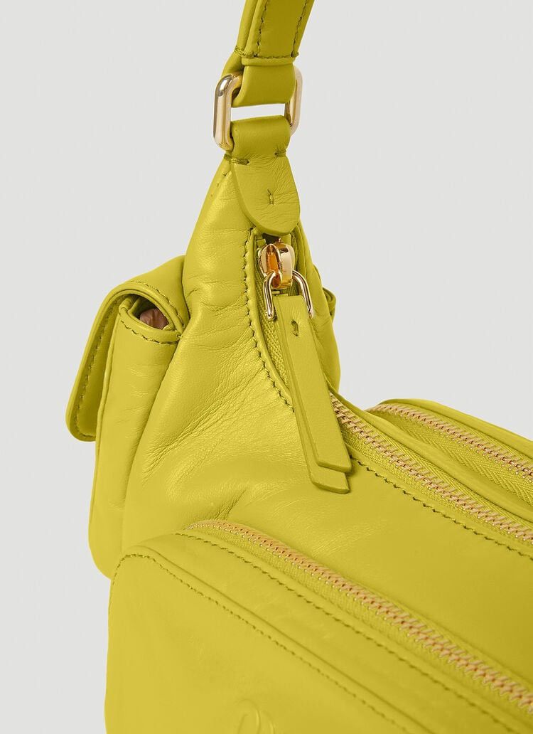 Miu Miu Miu Miu Leather Cargo Pocket Bag in Yellow Size ONE SIZE - 5 Thumbnail