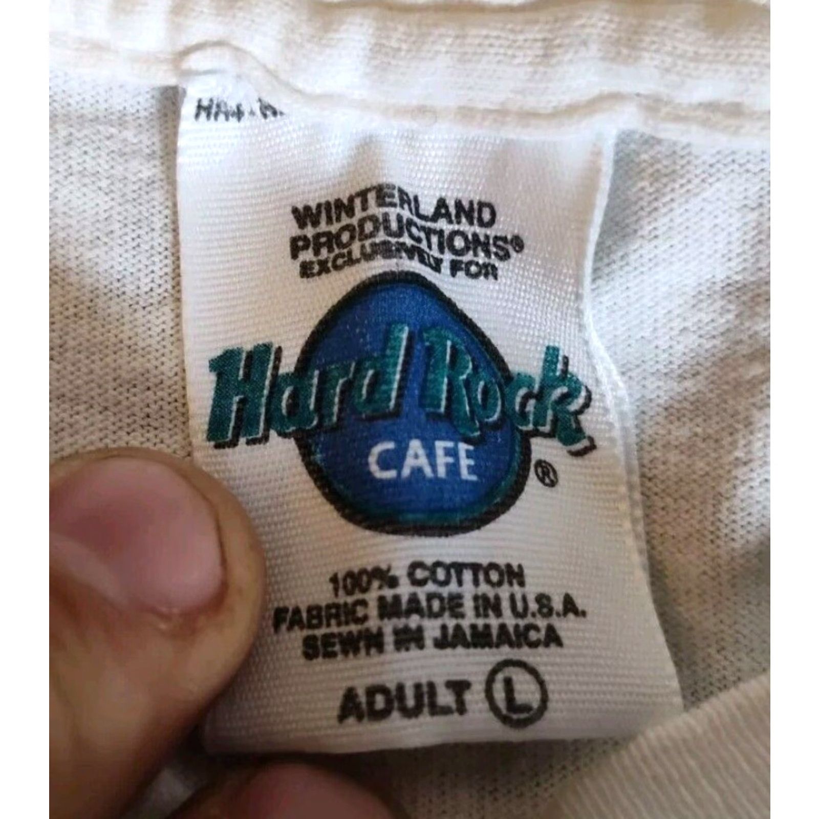 Hard Rock Cafe VINTAGE Hard Rock Cafe Hawaii T-Shirt Men Large White Graphic Print Cotton Fall Spring Summer Size US L / EU 52-54 / 3 - 7 Thumbnail