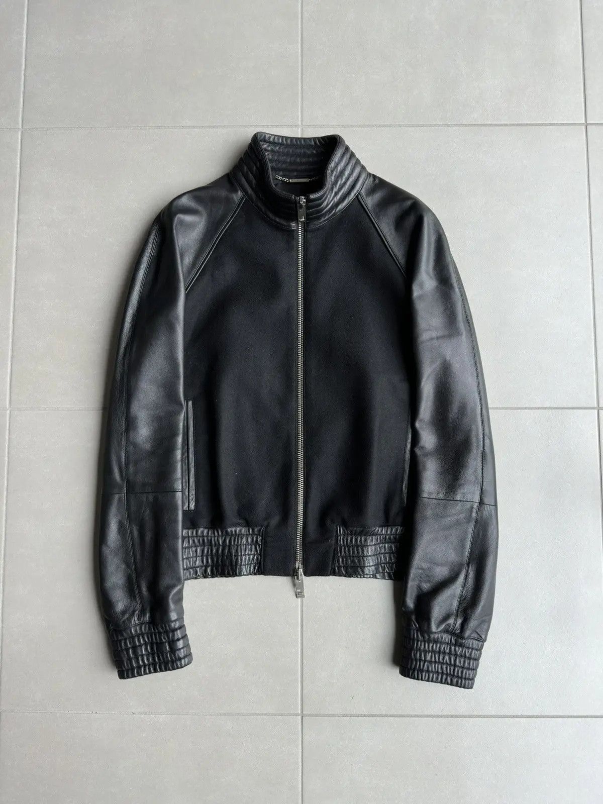 Dior Dior Homme leather bomber jacket Size US M / EU 48-50 / 2 - 1 Thumbnail