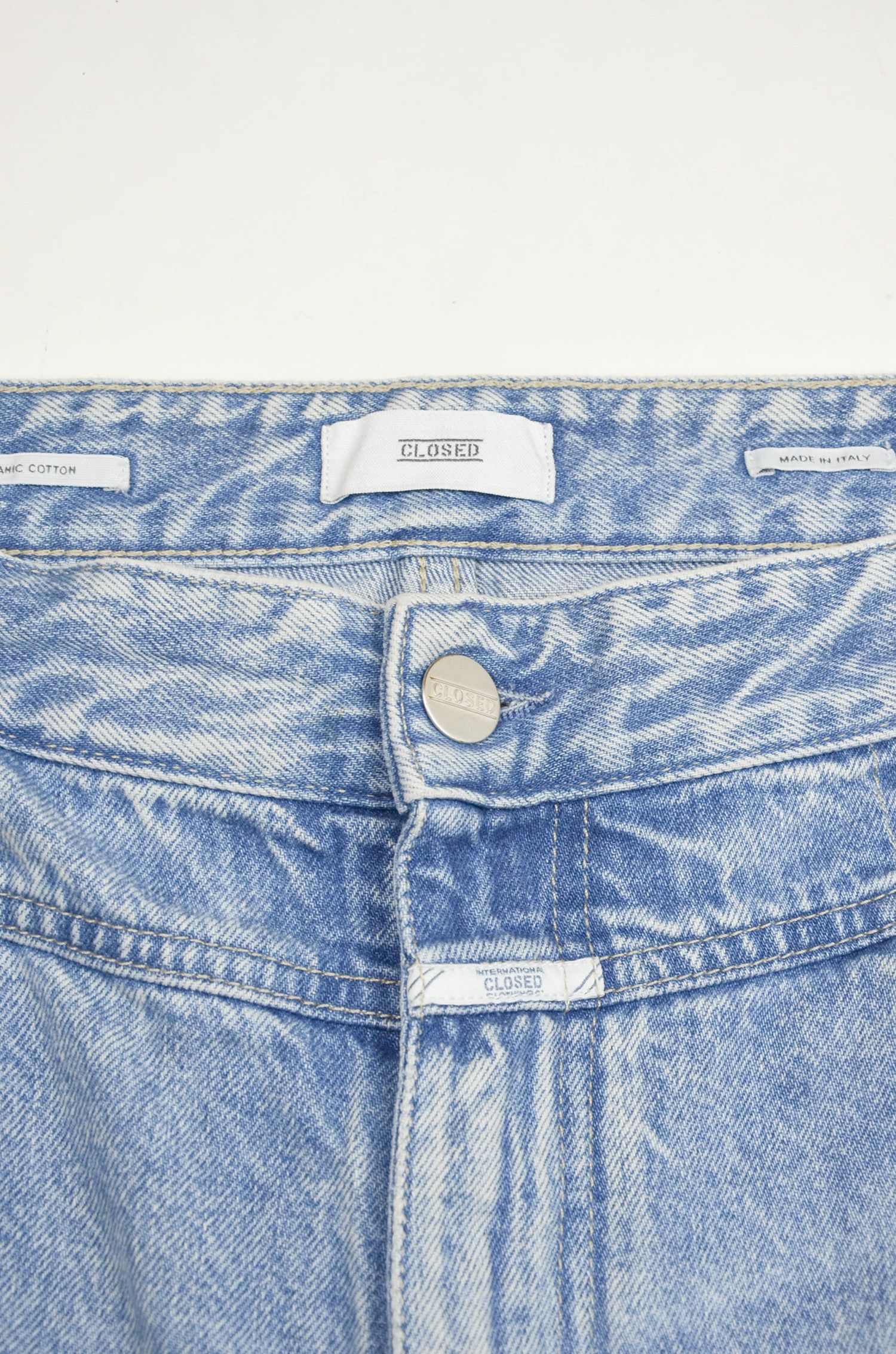CLOSED Closed X-Lent Tapered Jeans Light Blue Made in Italy 34 Size US 34 / EU 50 - 5 Thumbnail
