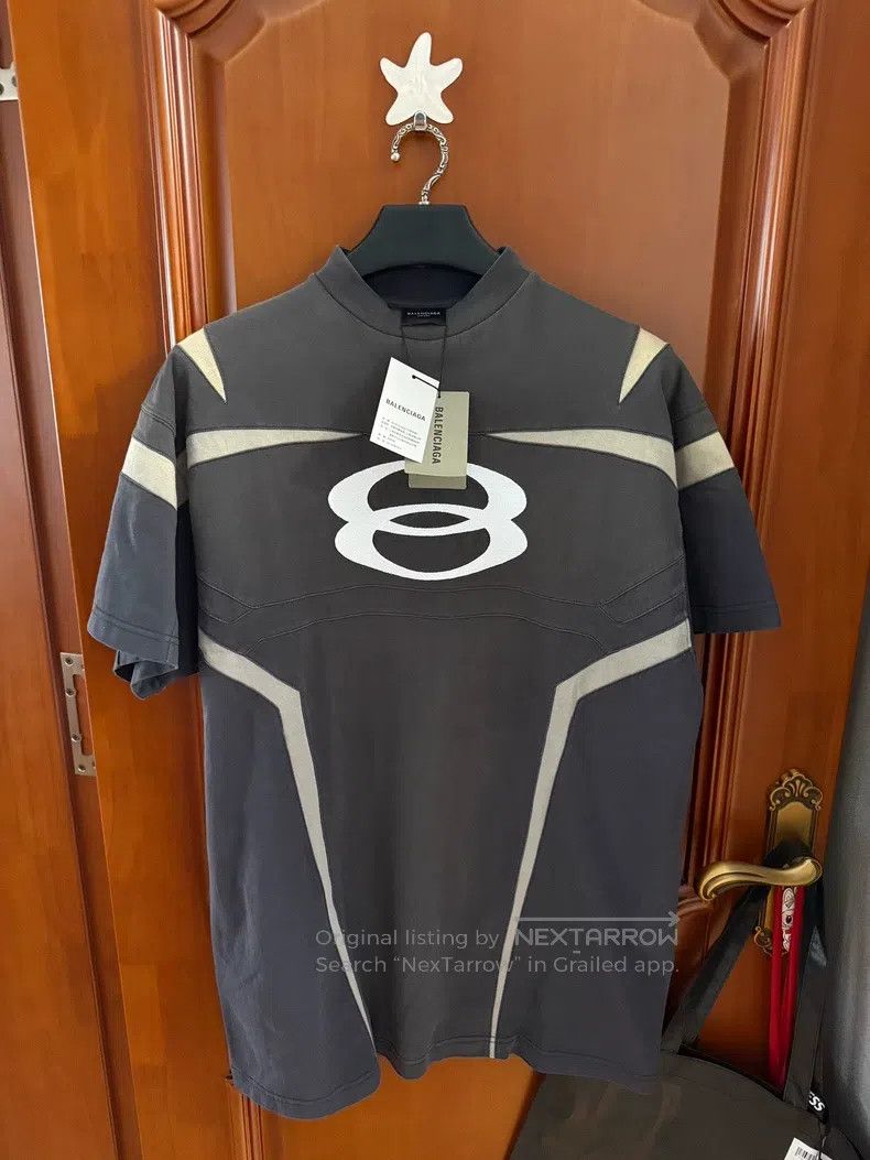 Balenciaga Balenciaga Double Ring King Short Sleeve Size US S / EU 44-46 / 1 - 1 Thumbnail