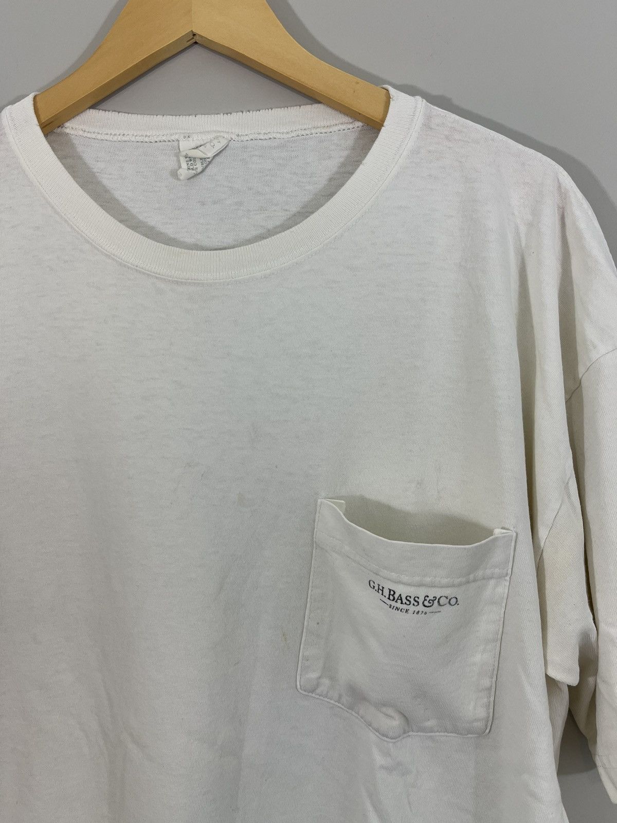 Vintage Thrashed Oversized Distressed Blank Pocket Tee Size US M / EU 48-50 / 2 - 3 Thumbnail
