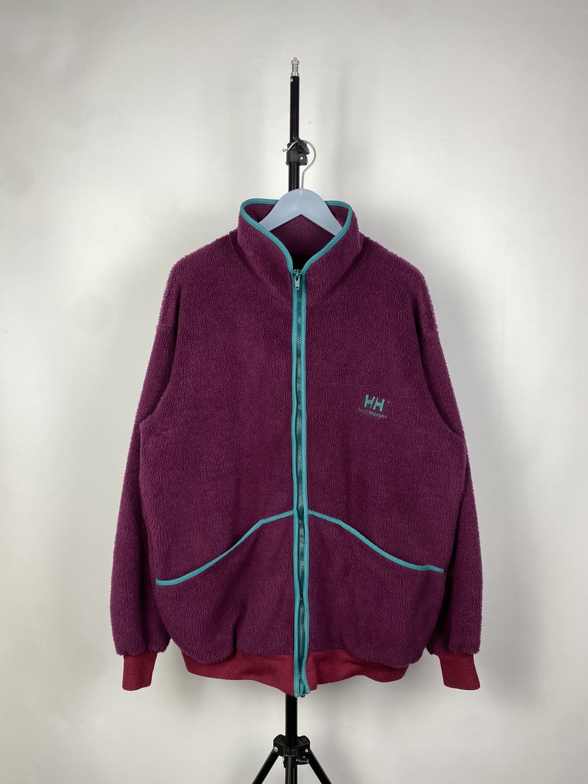 Helly Hansen × Vintage Vintage Helly Hansen Fleece Jacket Sherpa Size US L / EU 52-54 / 3 - 1 Thumbnail