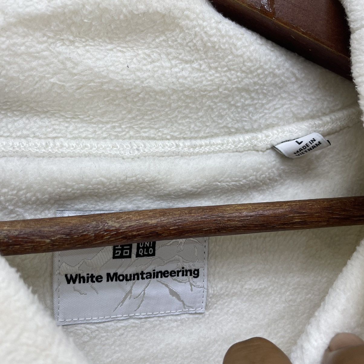 Vintage White Moutaineering Fleece Jacket Size US M / EU 48-50 / 2 - 3 Thumbnail