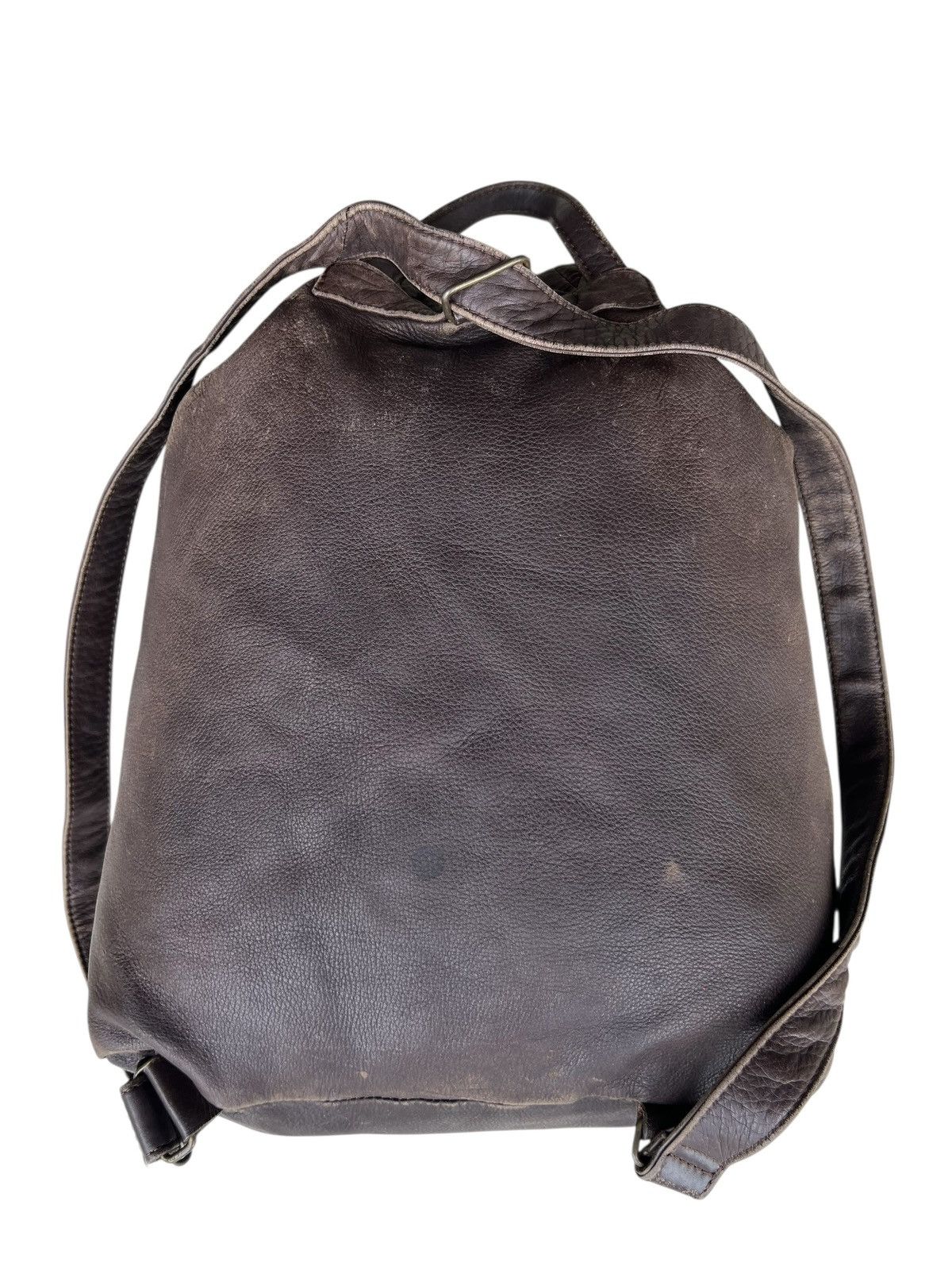 Leather Vintage DEAD HEAT Japan Patina Scratch Leather Backpack Bag Size ONE SIZE - 18 Thumbnail