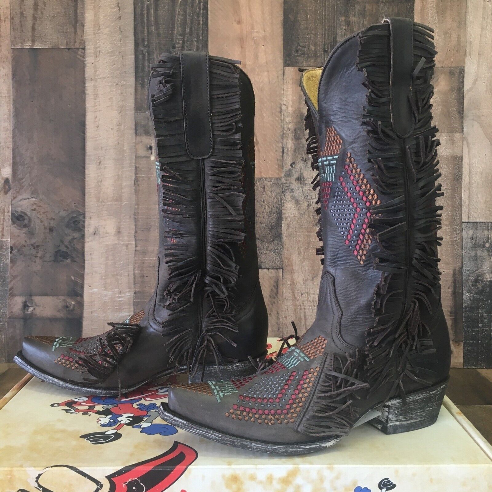 Old Gringo Old Gringo Tribu YL265-3 Cowboy Boots Womens 7 B Size US 7 / IT 37 - 11 Thumbnail