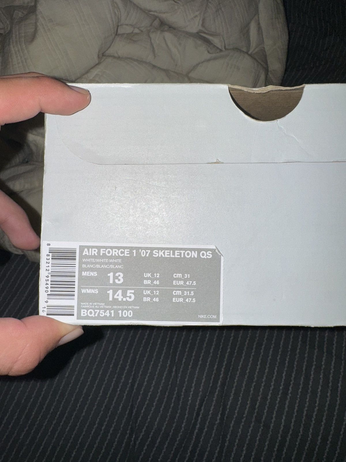 Nike 2018 nike skeleton Air Force one Size US 13 / EU 46 - 7 Thumbnail
