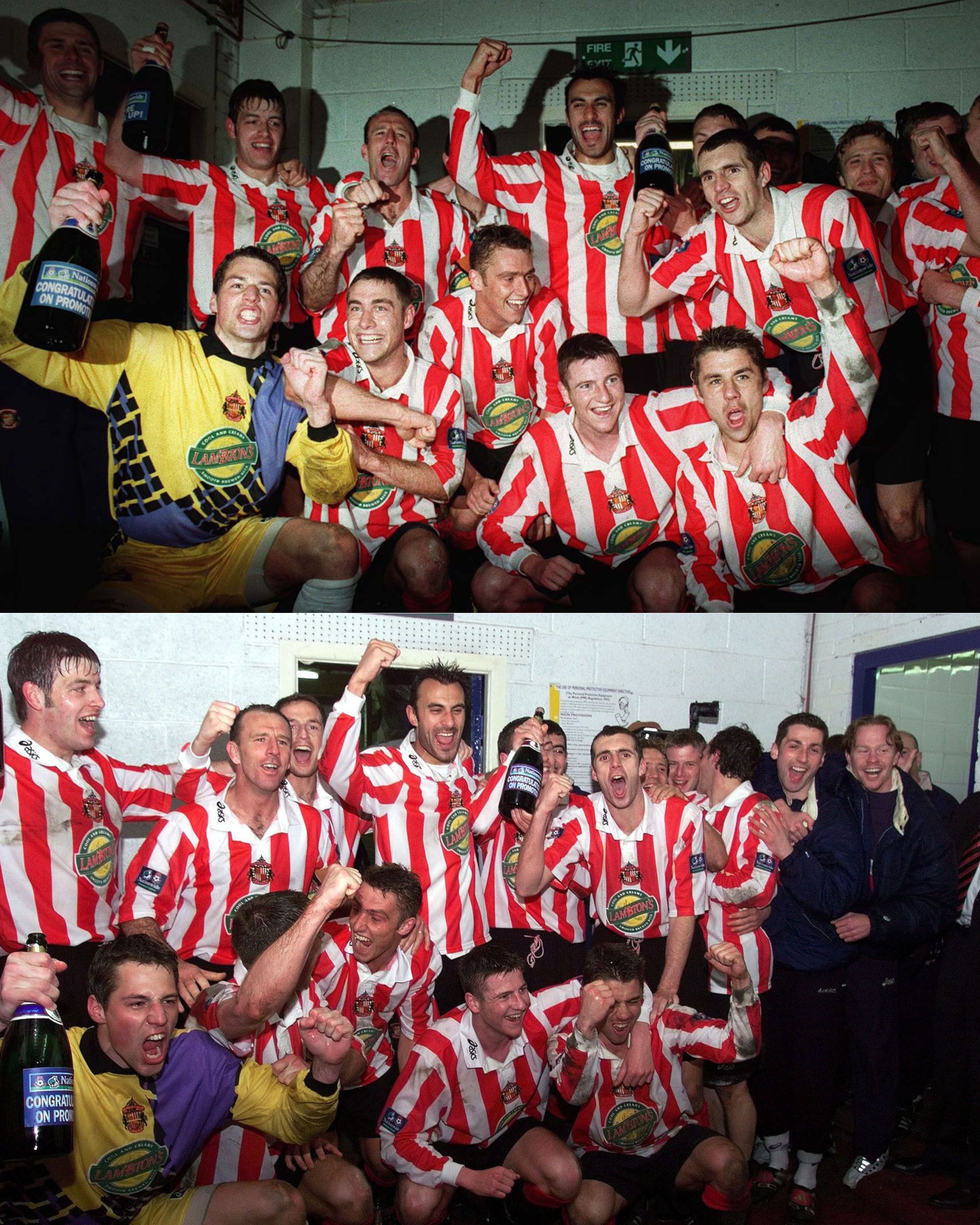 Asics Sunderland AFC Home Kit 1997 1998 1999 Size US M / EU 48-50 / 2 - 8 Thumbnail
