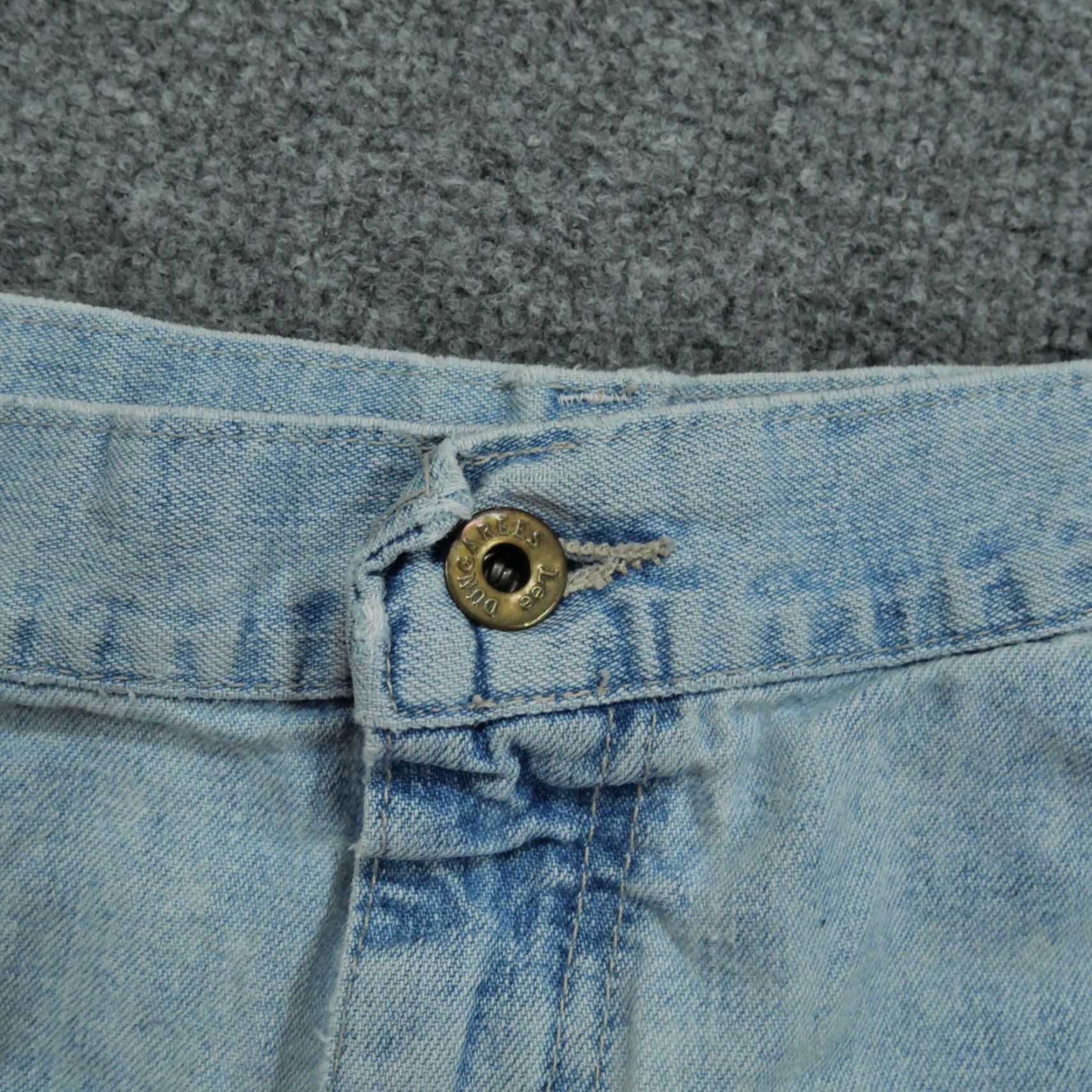 Lee VINTAGE Lee Jeans Shorts Womens 90s Grunge Blue Denim Distressed 32x3 13 Short Seasoned Baggy Casual Women Jeans Shorts Size 24" / US 00 / IT 34 - 7 Thumbnail