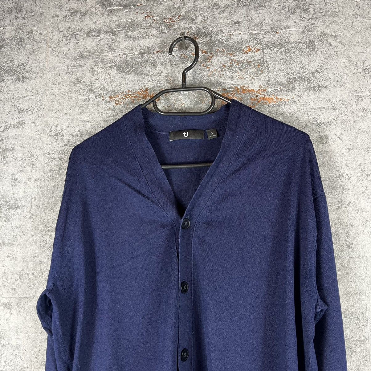 Jil Sander × Uniqlo Jil Sander x Uniqlo Silk Long Sleeve Cardigan Sweater Navy Size US S / EU 44-46 / 1 - 4 Thumbnail